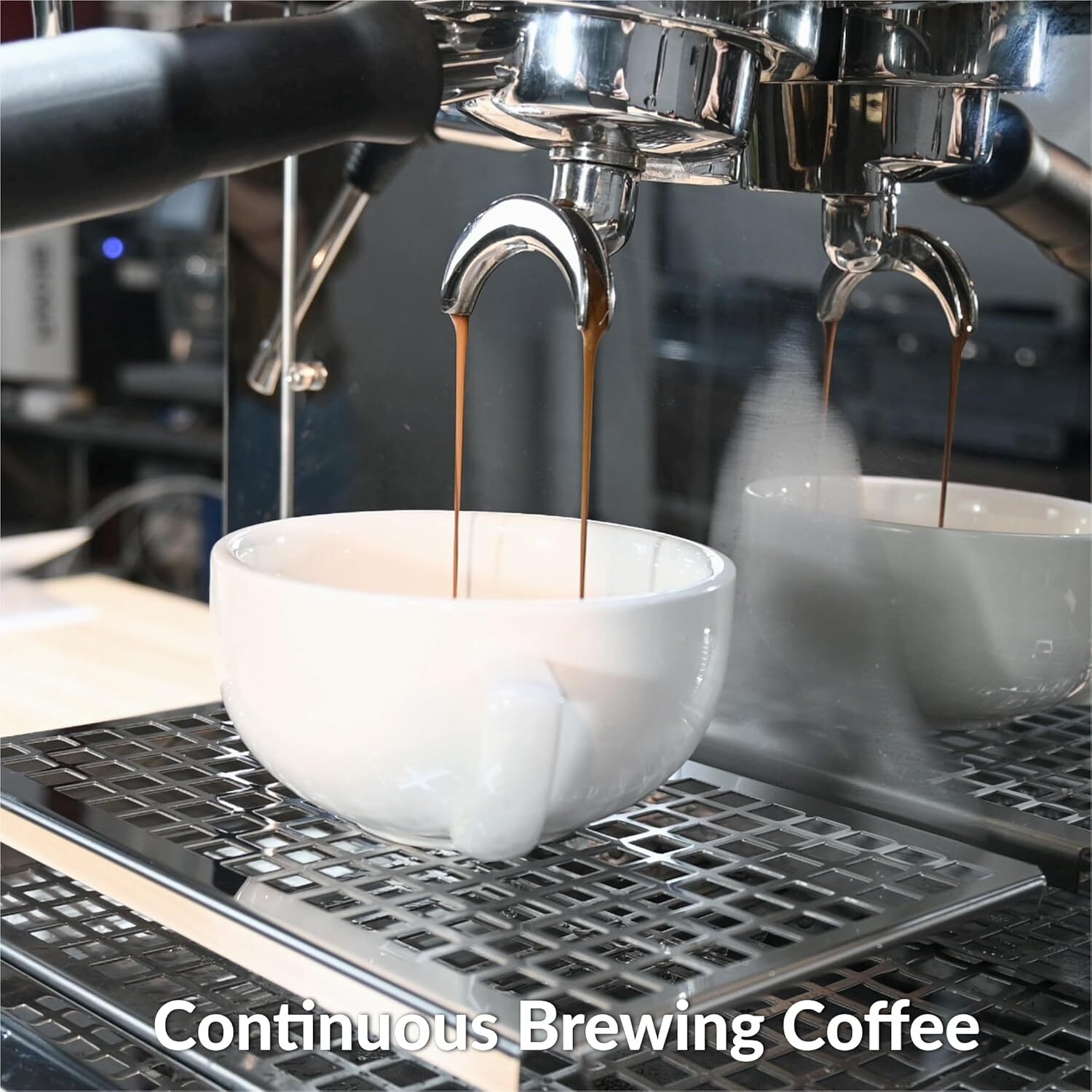 Commercial-Grade Semi-Automatic 2-Group Espresso Machine 1.6-Gallon Boiler LTL