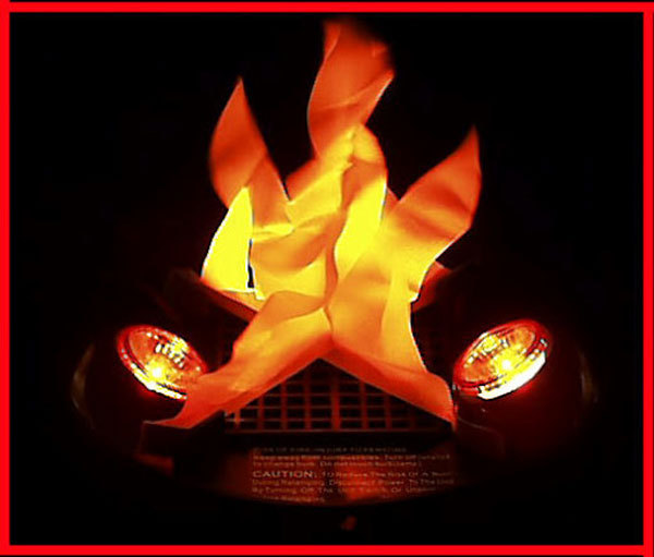 FLAME LIGHT SILK REPLACEMENT SET Visual Effects VULCAN V0-104, V0-103 fake fire