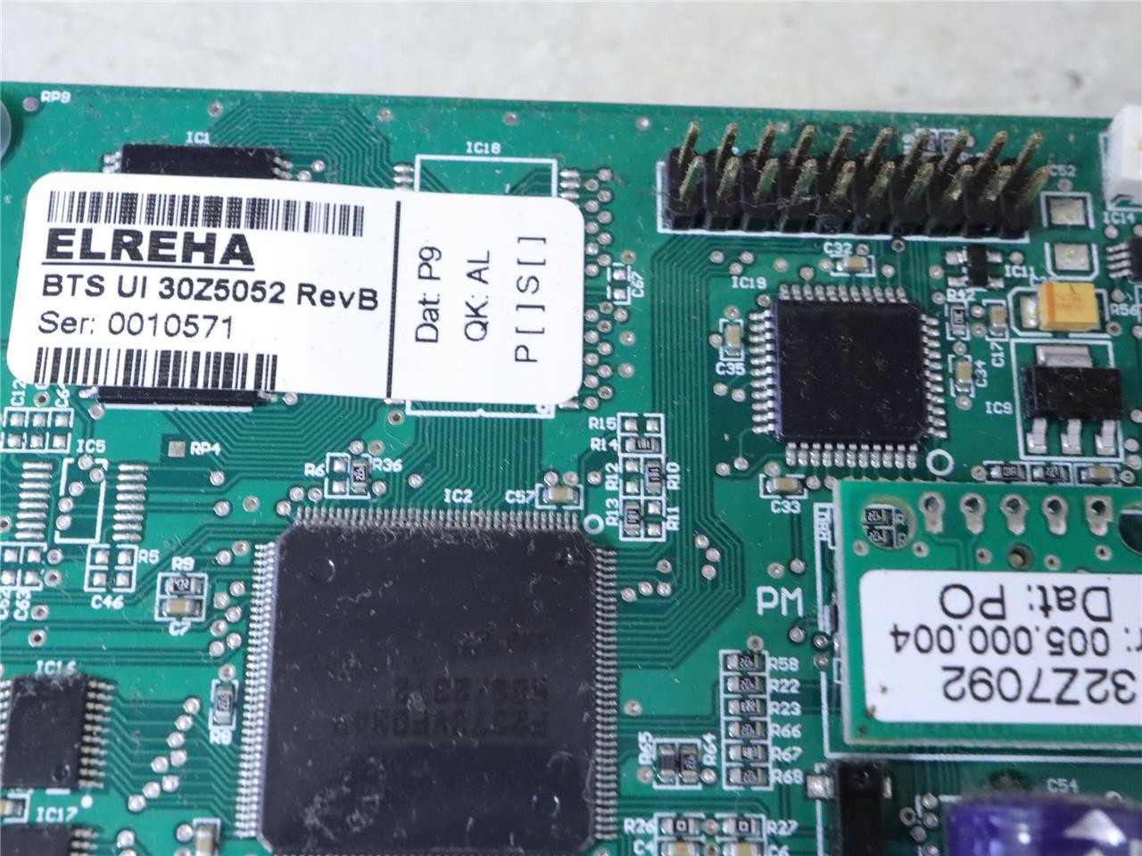 Merrychef Elreha BTS UI 30Z5052 RevB Touchscreen Display Control Board #EL08