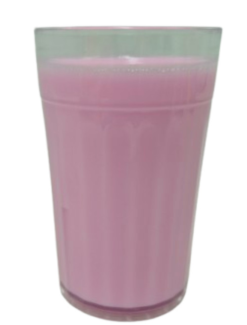 Display Fake Food Prop 5oz Acrylic Glass Of Strawberry Milk