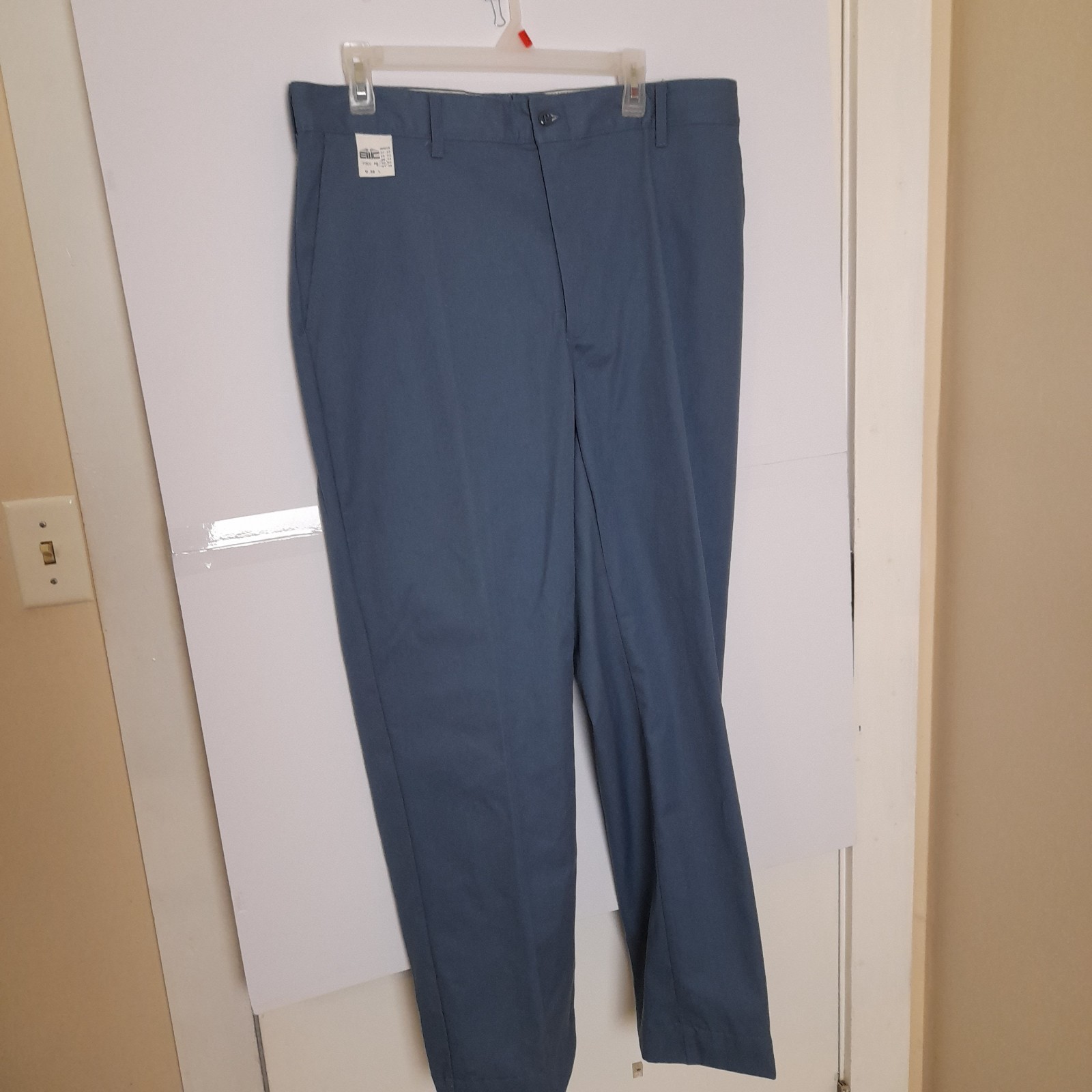PTBDC PB Blue Navy Chef Pants 36×30, Perm Press Soft Finish, 65% Poly 35% Cotton