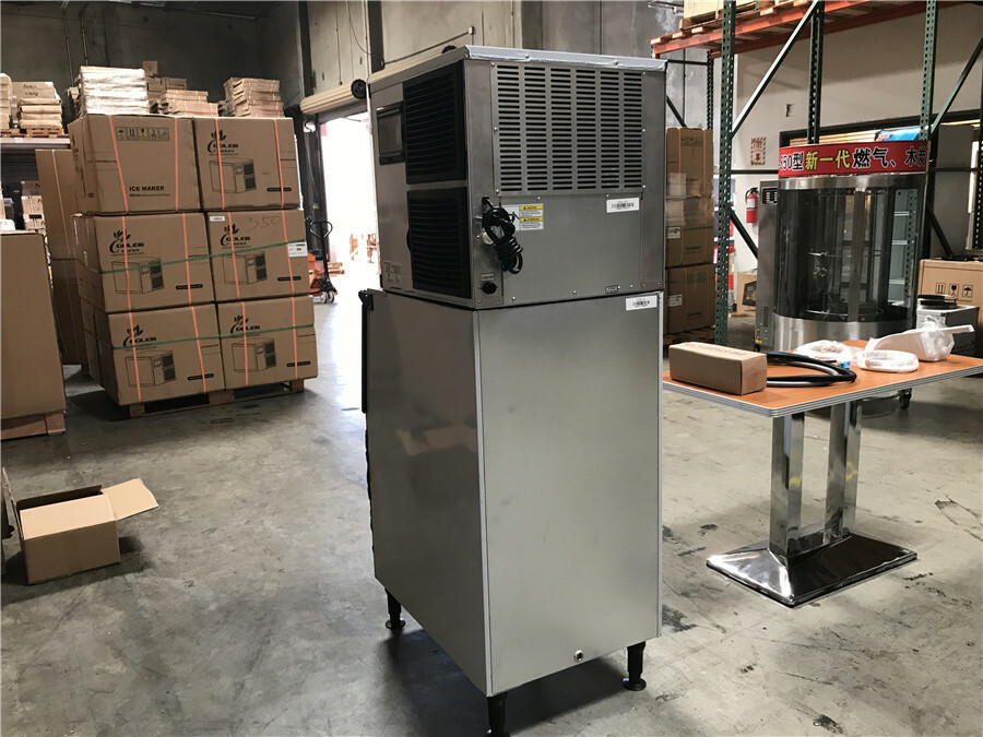 NEW HD350 Commercial Ice Maker Stainless Steel Restaurant Ice Cube Machine NSF