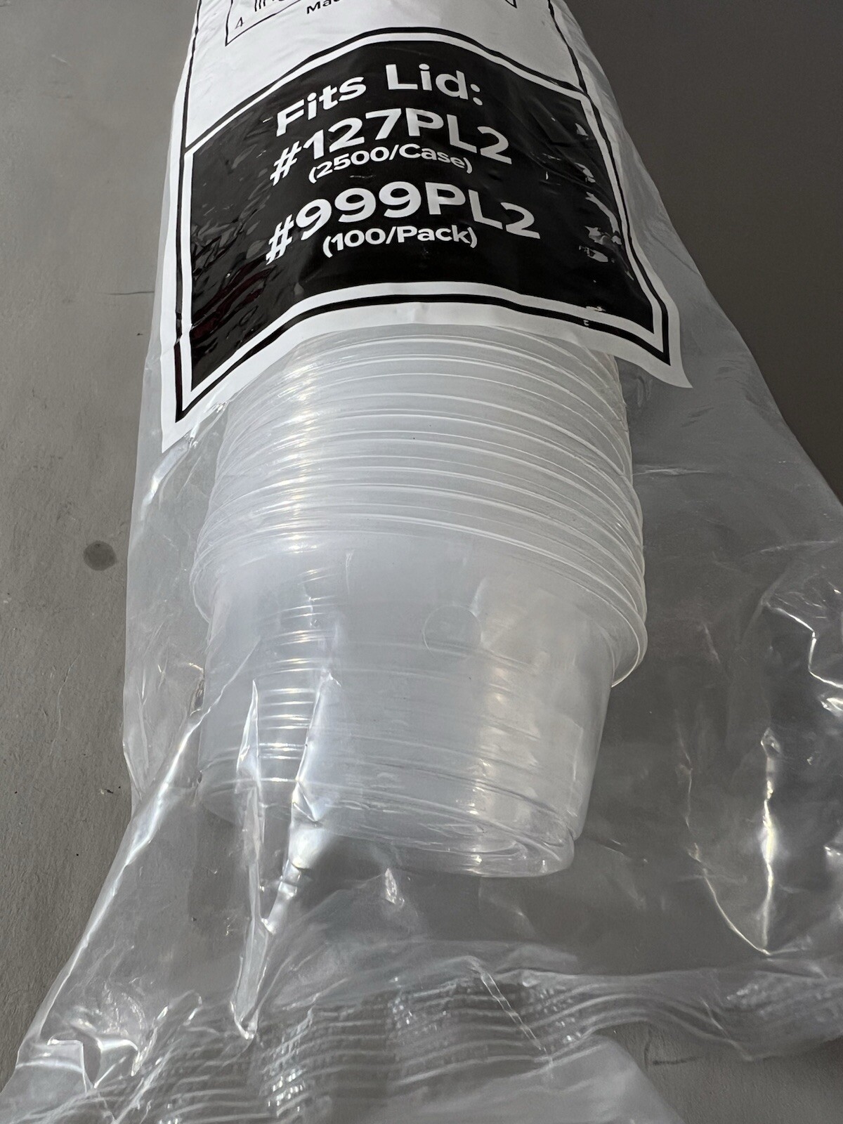 200 pcs No Lids 2 oz Choice Plastic Clear Portion Cups Sauce Souffle 999p2c