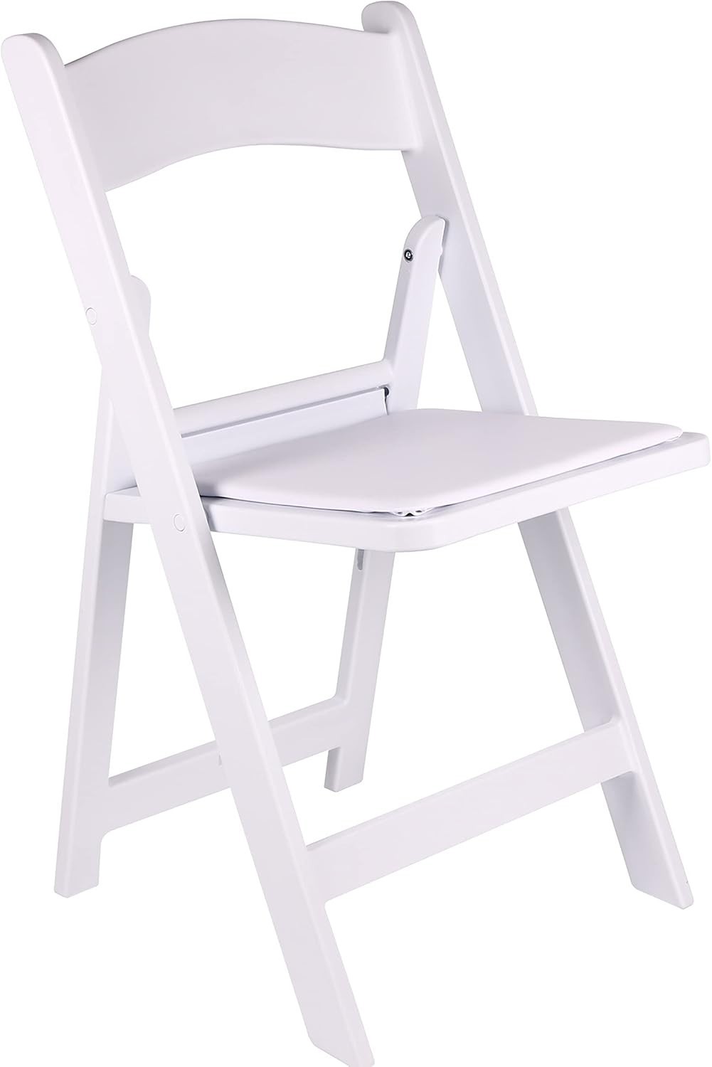 Lightweight Resin Folding Chairs with Padded Seat for Events & Dining