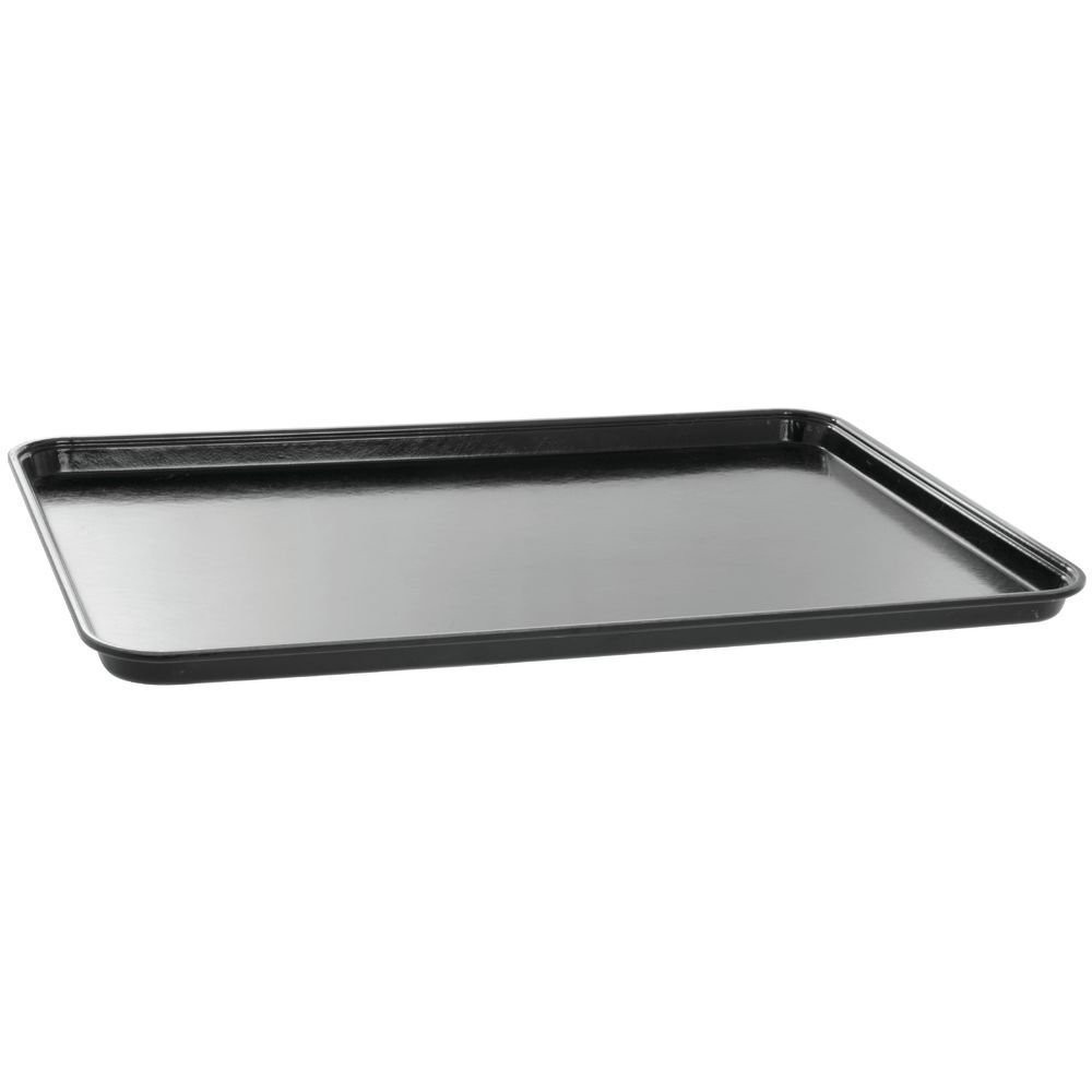HUBERT® Black Fiberglass Market Display Tray – 26″ L x 18″ W x 1″ H