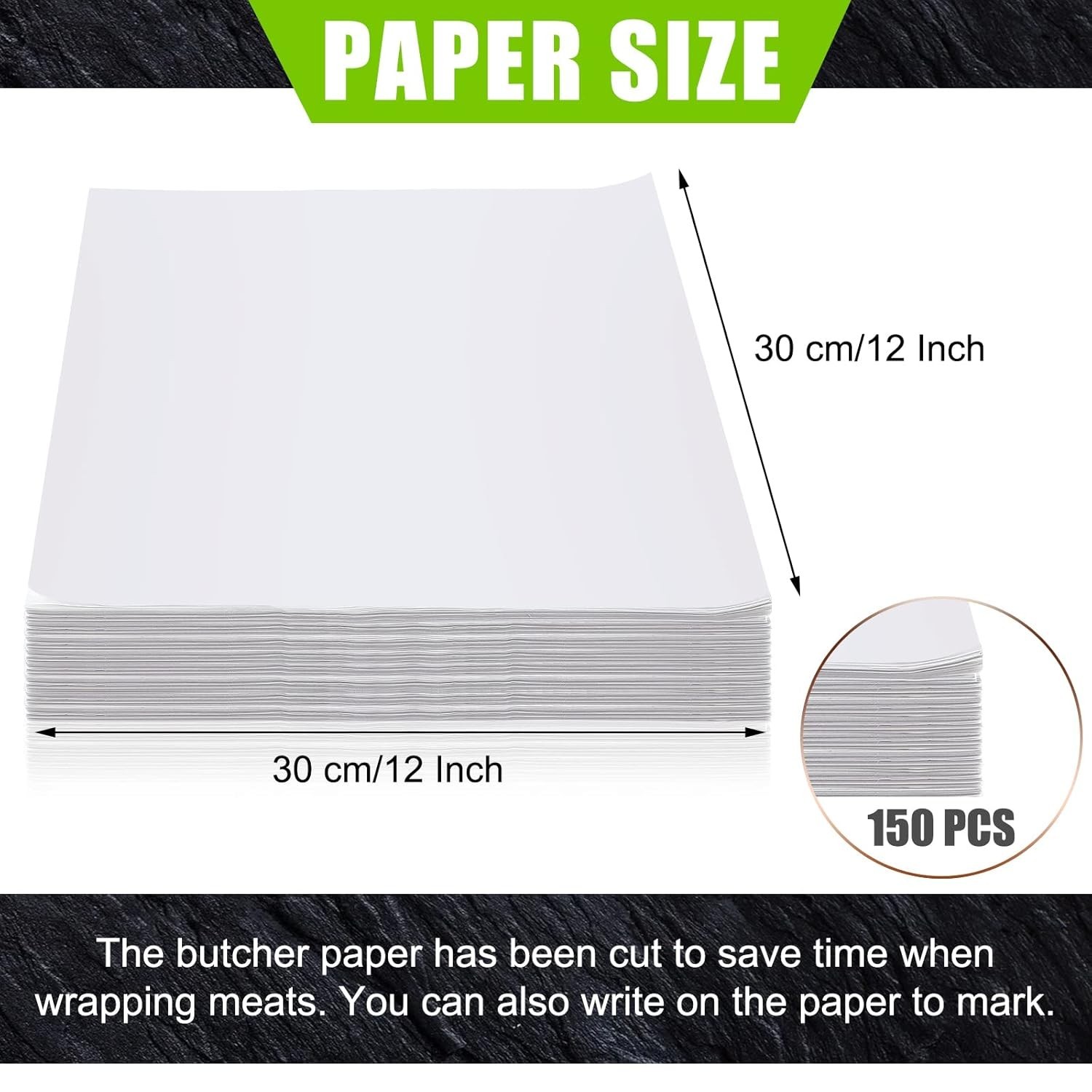 Sublimation White Butcher Paper Disposable Butcher Paper Sheets Square Meat S…