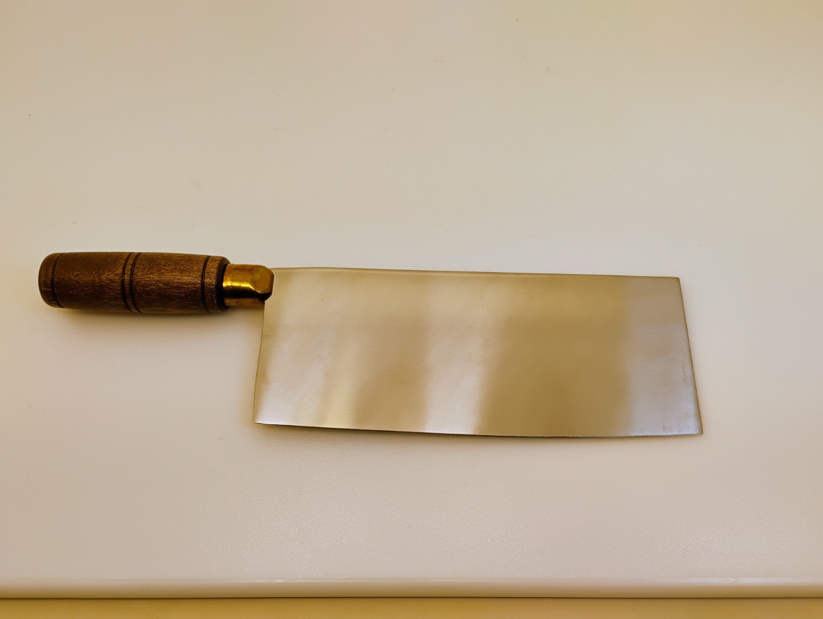 USA Made 8X3.25 in Set (3) Traditional Chinese Chef Knives Wood S5198 Stainless