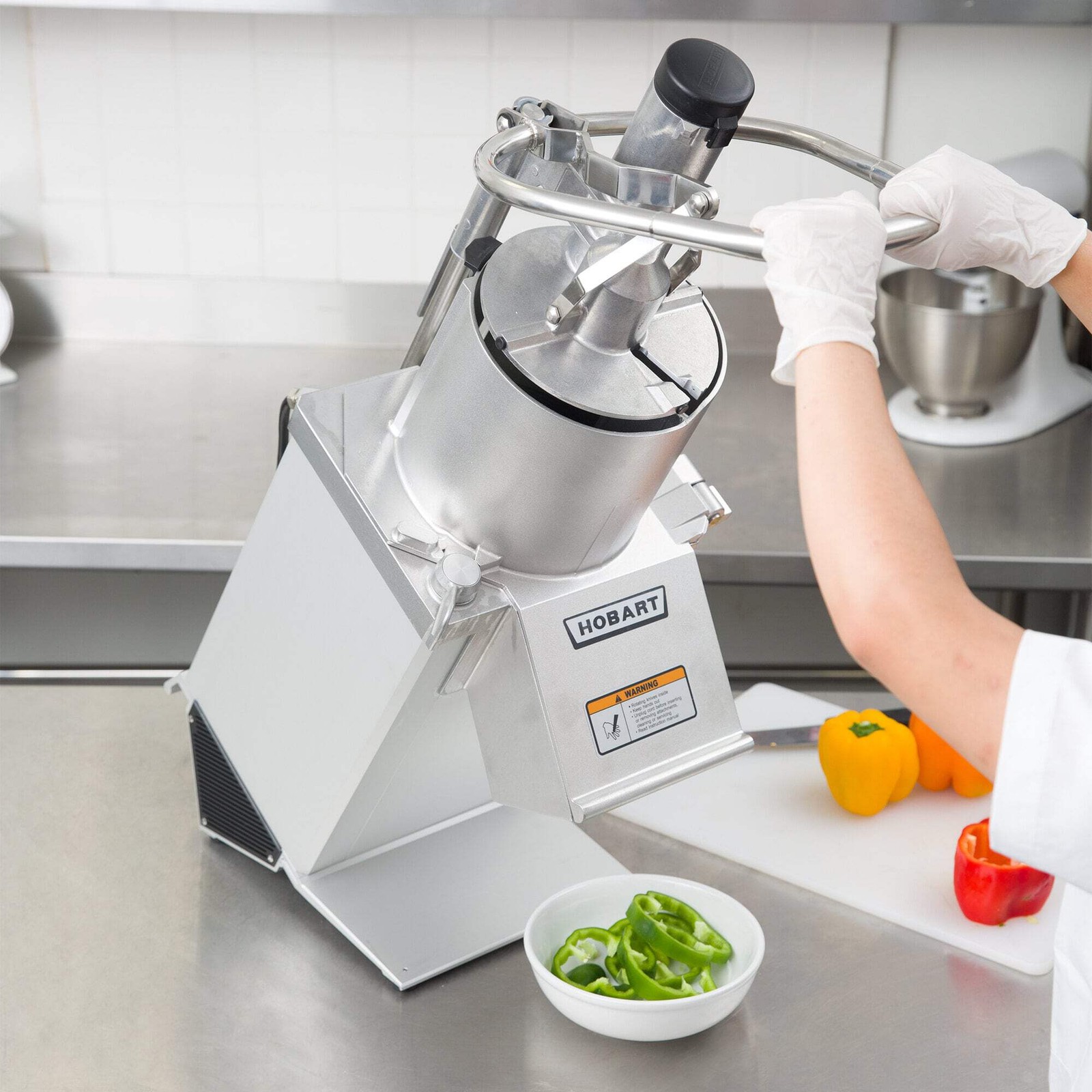 Hobart Full Moon Pusher Continuous Feed Food Processor, 1hp