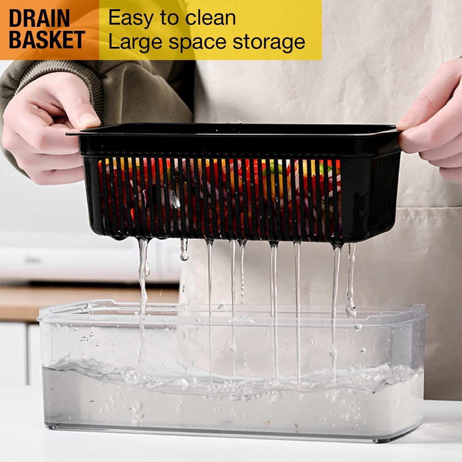 22 in 1 Vegetable Chopper, Multifunctional Food Chopper Dicer One size, White