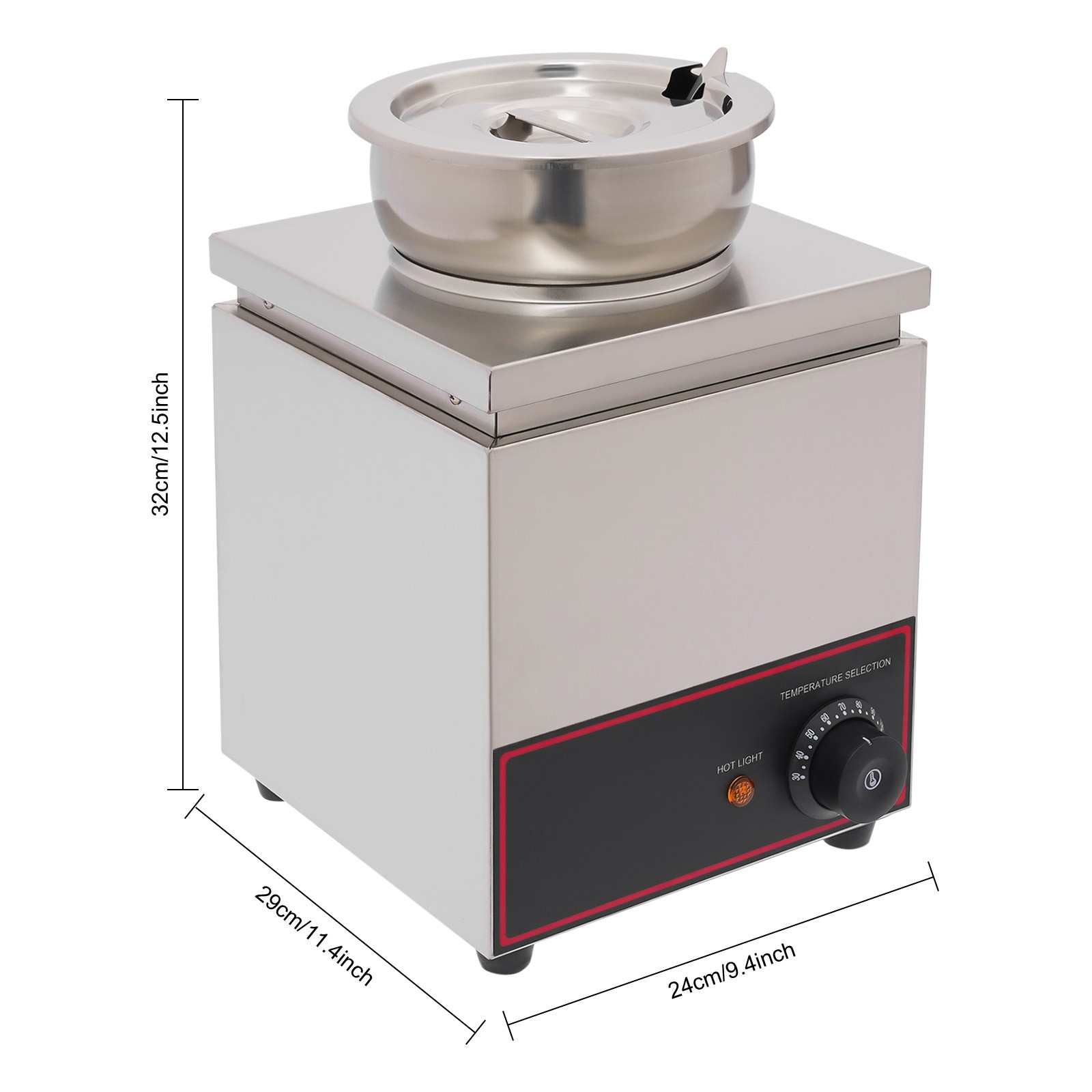 Electric Sauce Hot Fudge Warmer Caramel Cheese Chocolate Melting Machine 110V