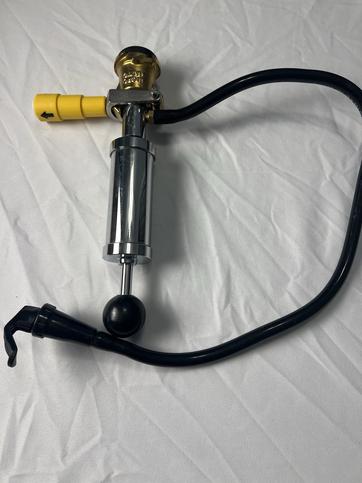 Micro Matic D System/US Sankey Keg Tap Pump Coupler w/ Hose, Black Faucet