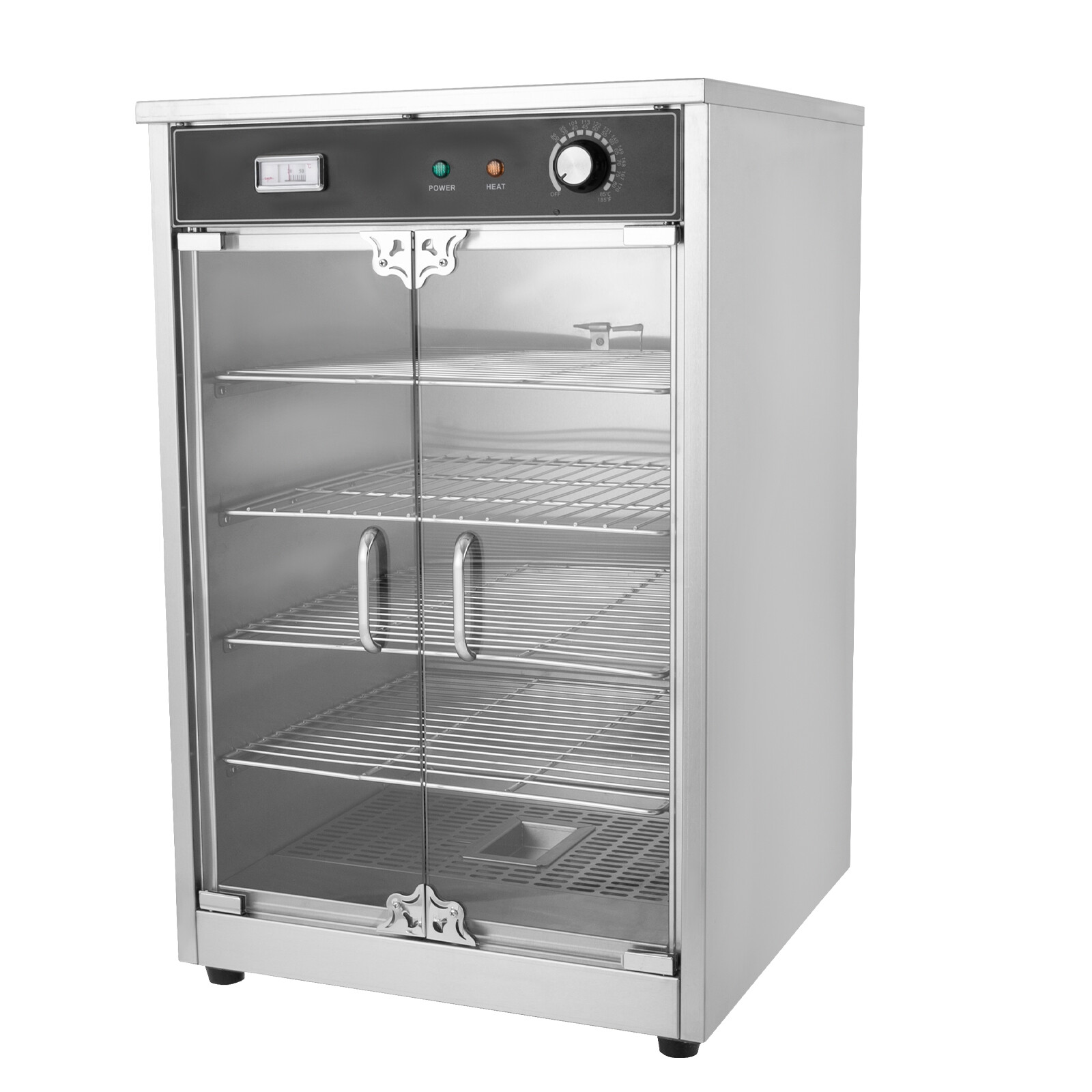 600 W Food Warmer Electric Food Warmer Countertop Heated Holding Cabinet 30-85°C