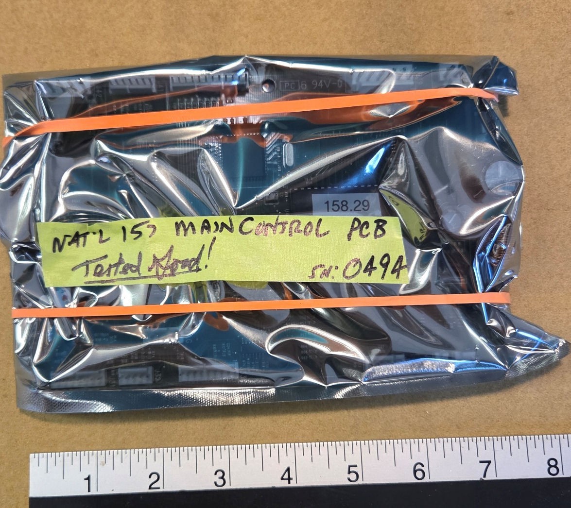 National 167 157 168 158 snack vending machine main control board – Tested good