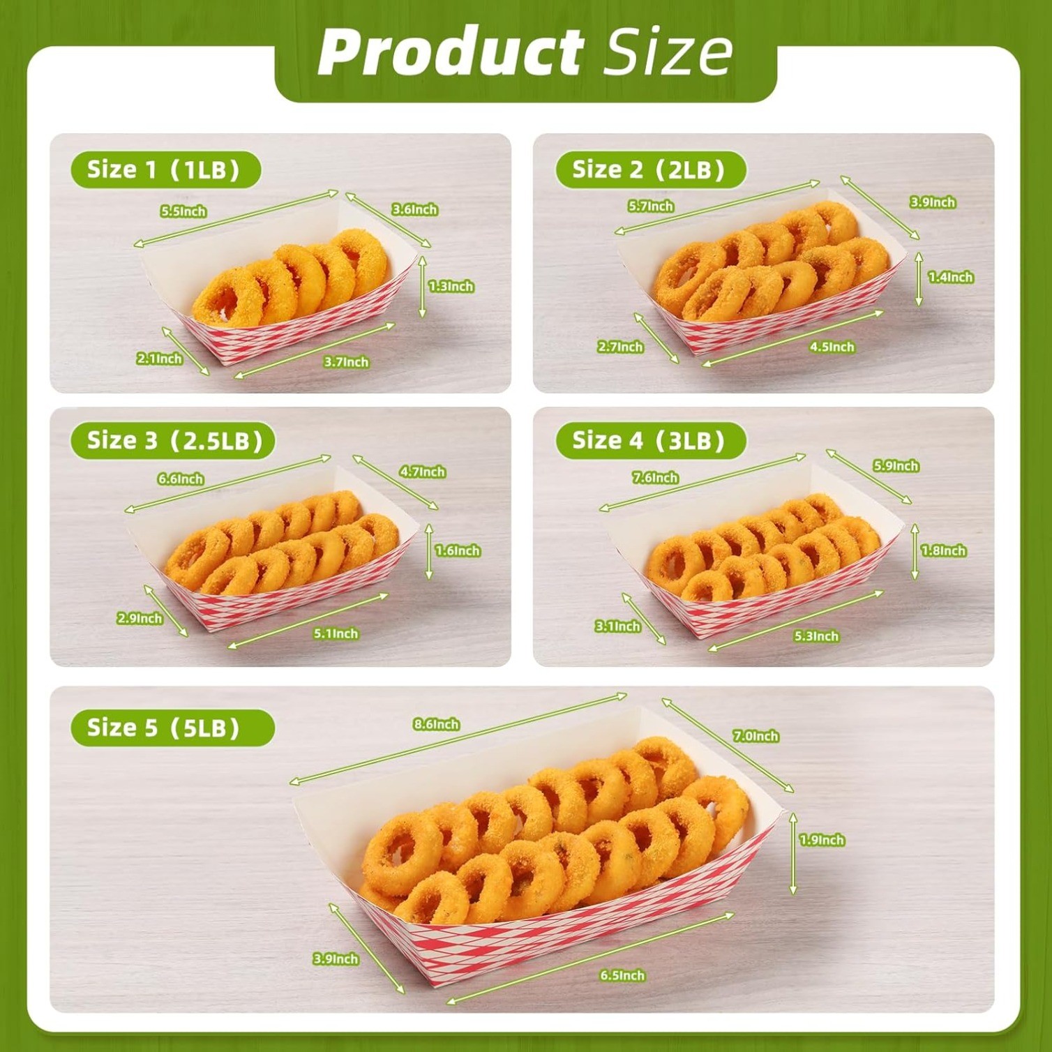 250pcs Supply Disposable Red & White Checkered Paperboard Food Trays,Carnivals