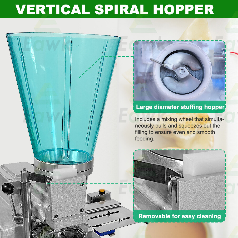 Semi Automatic Fried Dumpling Machine Gyoza Samosa Empanada Making Machine