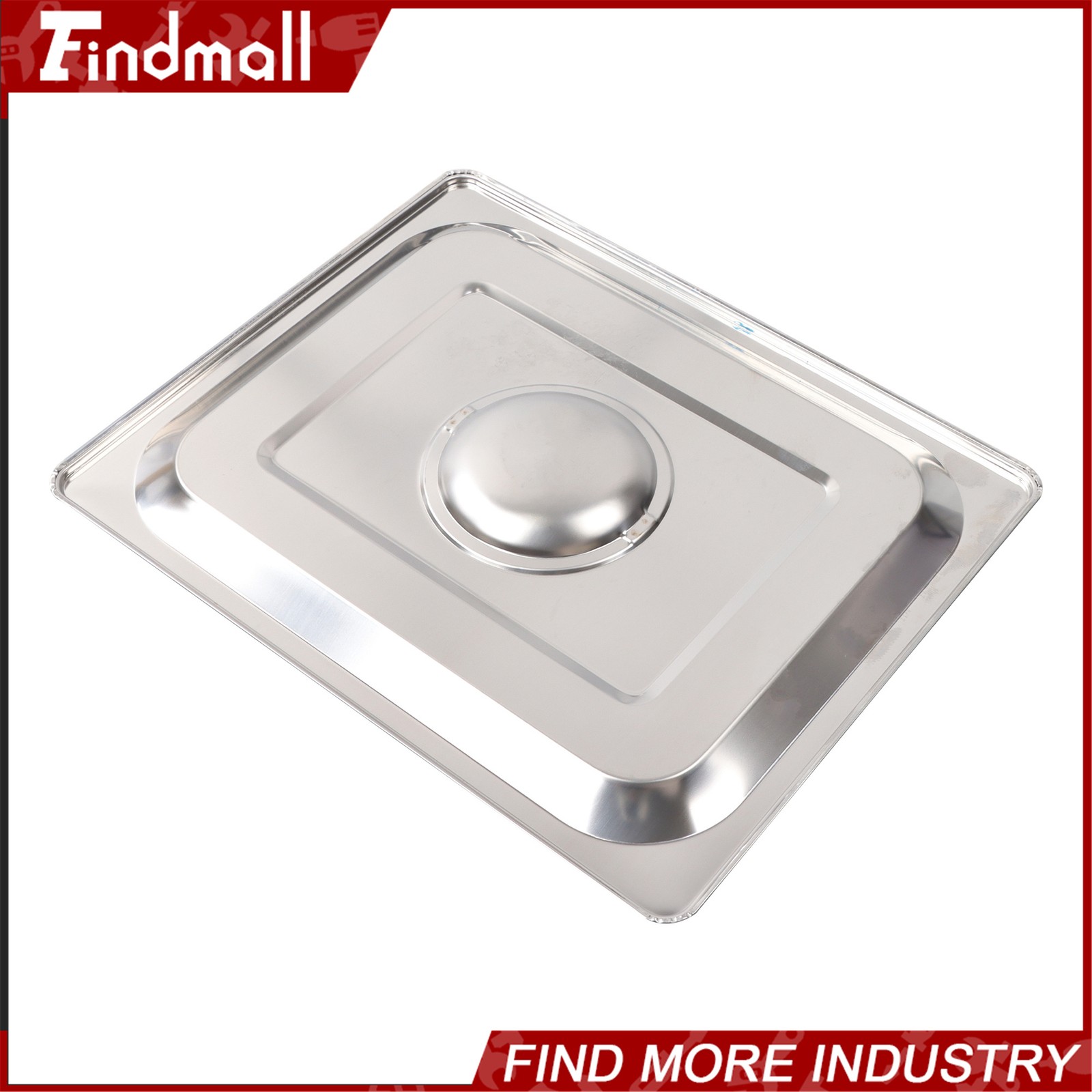 Findmall 4 Pack Set 6″ Deep 1/2 Size Steam Table Pans Hotel Prep Buffet Pan