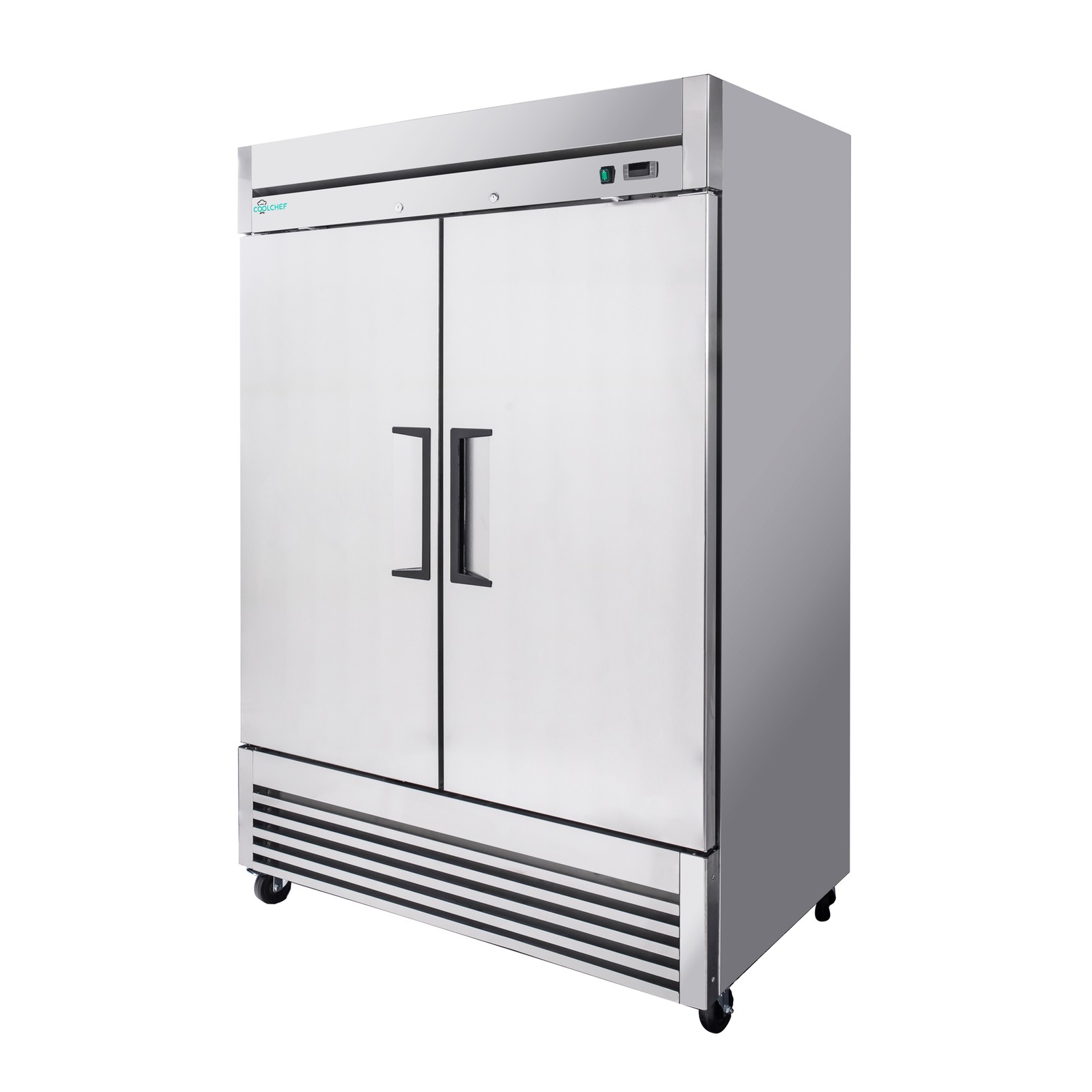 Commercial 54» Reach-In Refrigerator Stainless Steel Solid 2 Doors 49 Cu.ft.