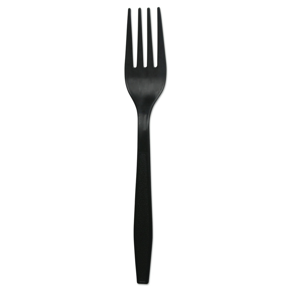 Boardwalk FORKHWPPBLA 1000-Pc/CT Heavyweight PP Forks – BLK New