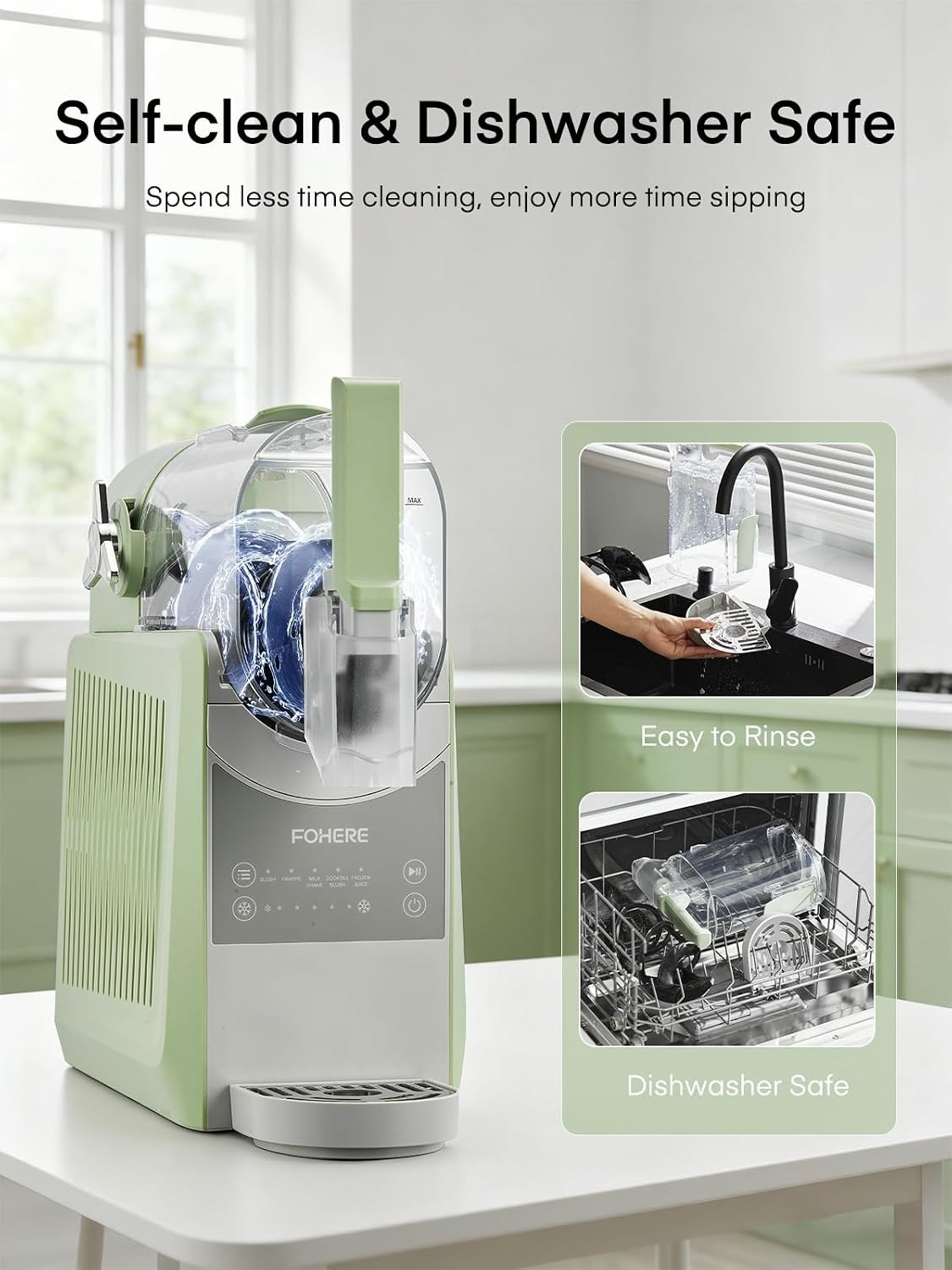 Slushie Machine 88 oz Slushy Machine Home Professional Frozen Drink Maker