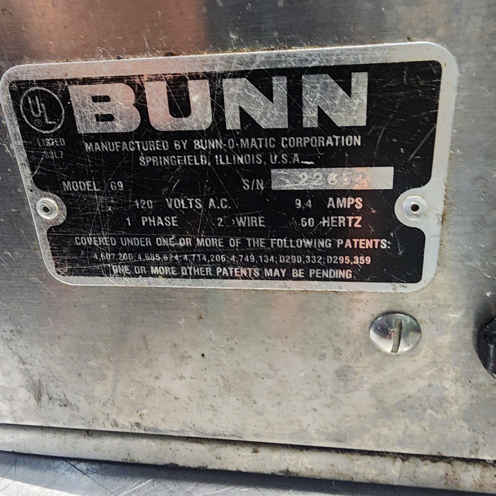 Bunn G9 HD Precision Coffee Grinder 120v #2 [B2F]