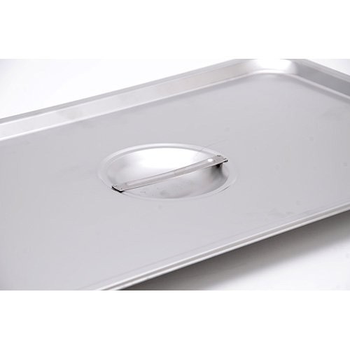 HUBERT® Full Size 24 Gauge Stainless Steel Solid Steam Table Pan Cover – Full