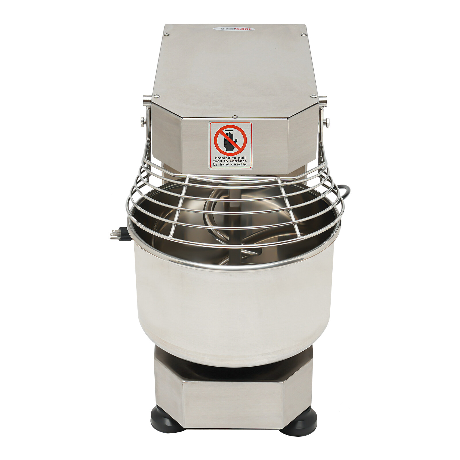 750W Commercial Dough Mixer 360° Mixing Dough Kneading Machine 21.7*11.8*18.9in