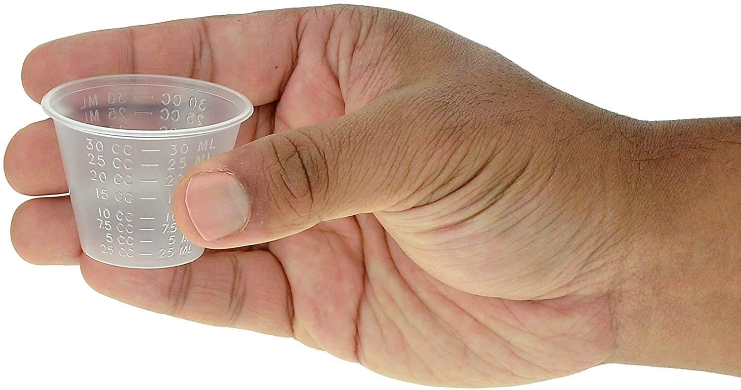 [500 Pack – 1 oz] Epoxy Resin Mixing/Medicine Cups with 100 Bonus Mixing Stic…