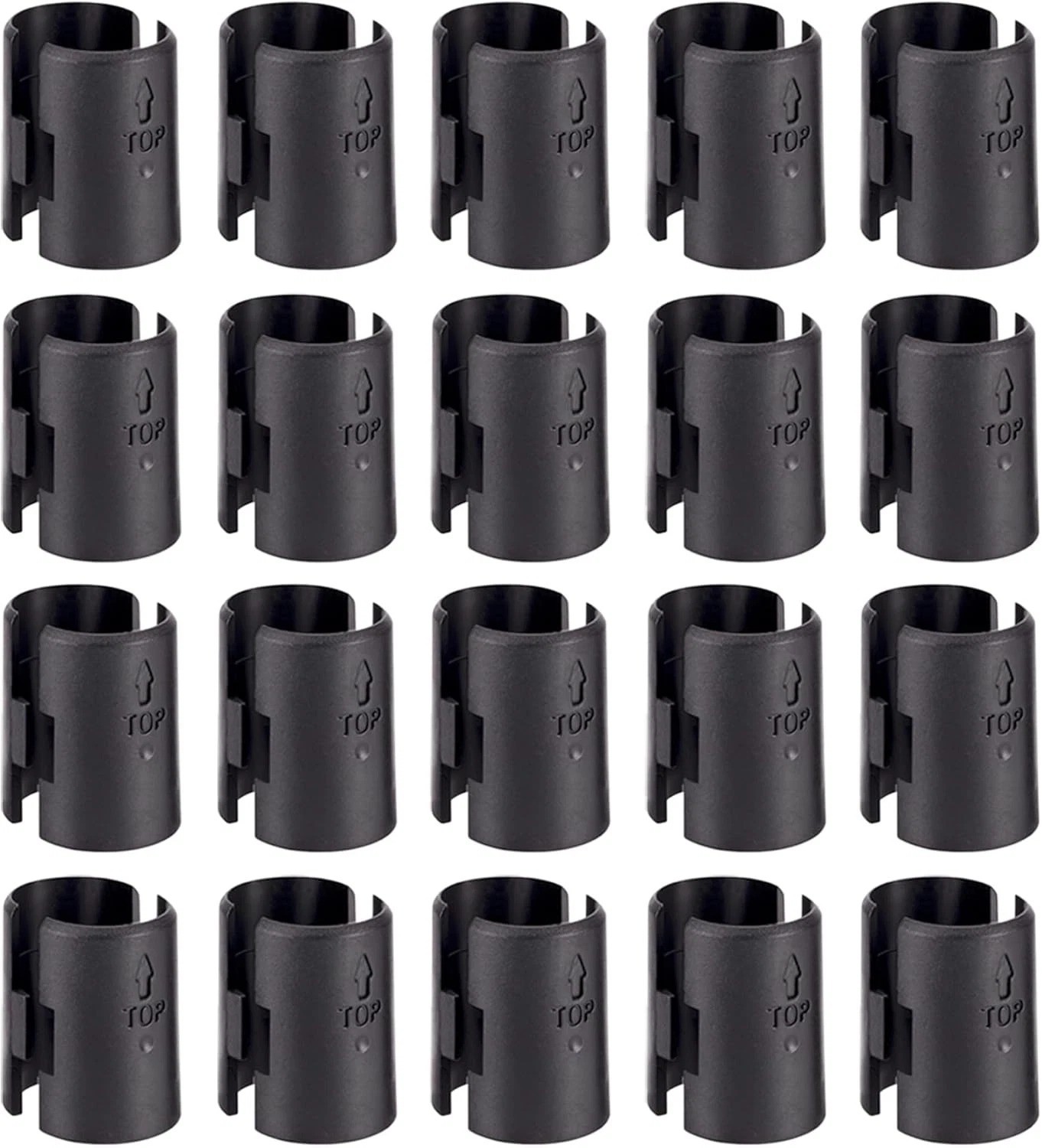 Wire Shelf Clips,40-Packs Shelving Lock Clips for 1″ Post-…