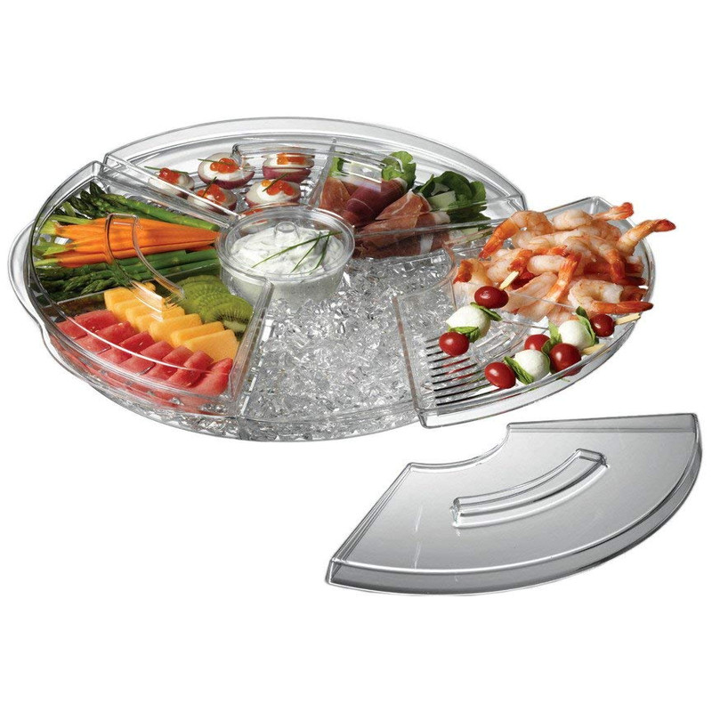 Prodyne Appetizers On Ice Lids 16 Clear Ab-5-La