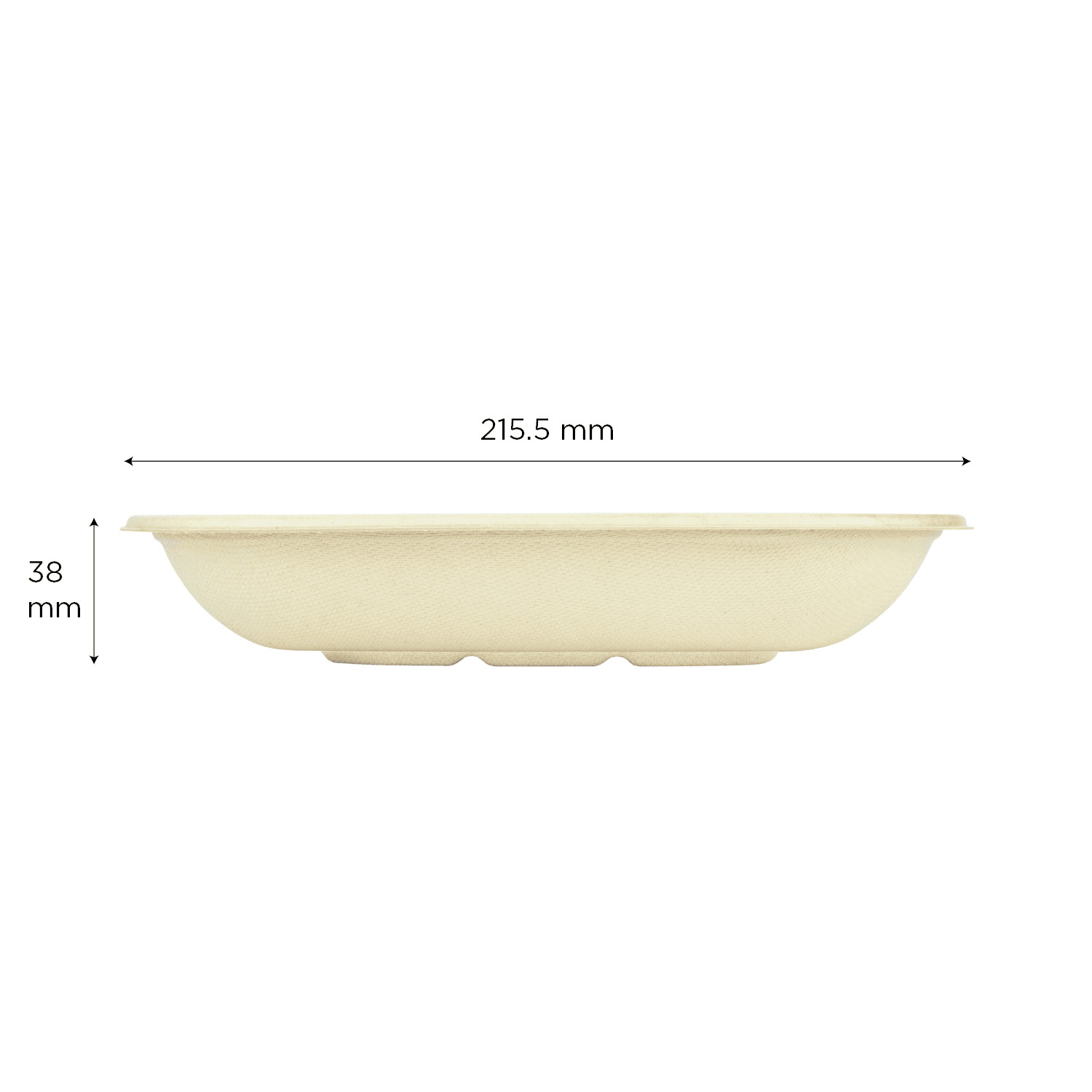 Karat Earth 24oz PFAS Free Bagasse Square Bowl, Natural – 300 pcs, KE-BBS24N-FF