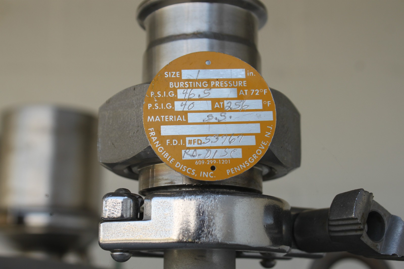 Cherry Burrell Stainless Steel Pressure Tank on Wheels AS-IS