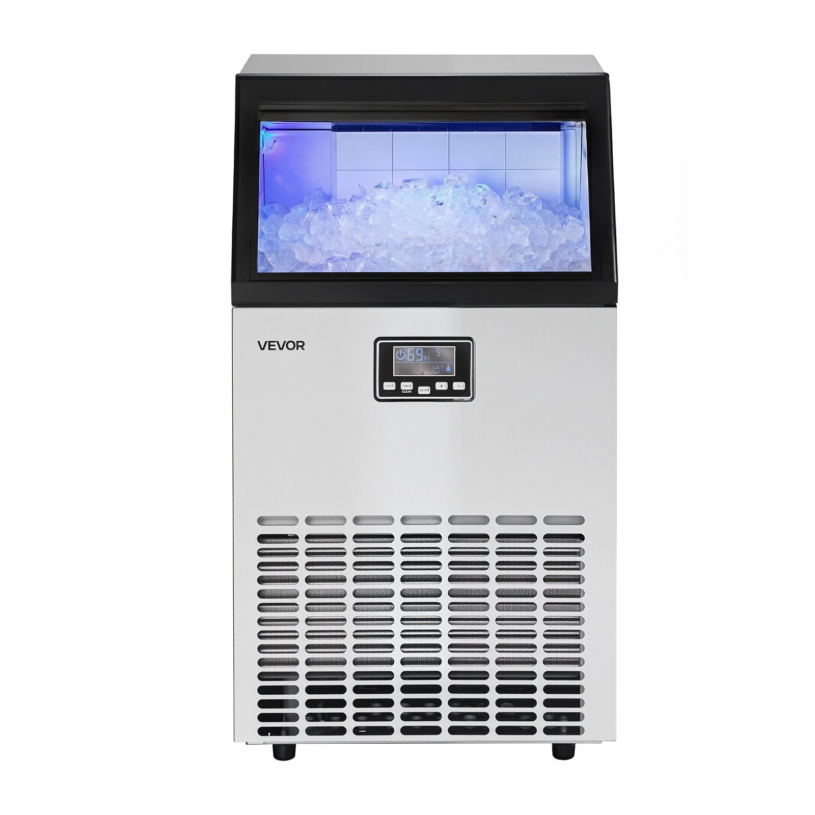 Commercial Ice Maker Machine, for Home Bar Restaurant
