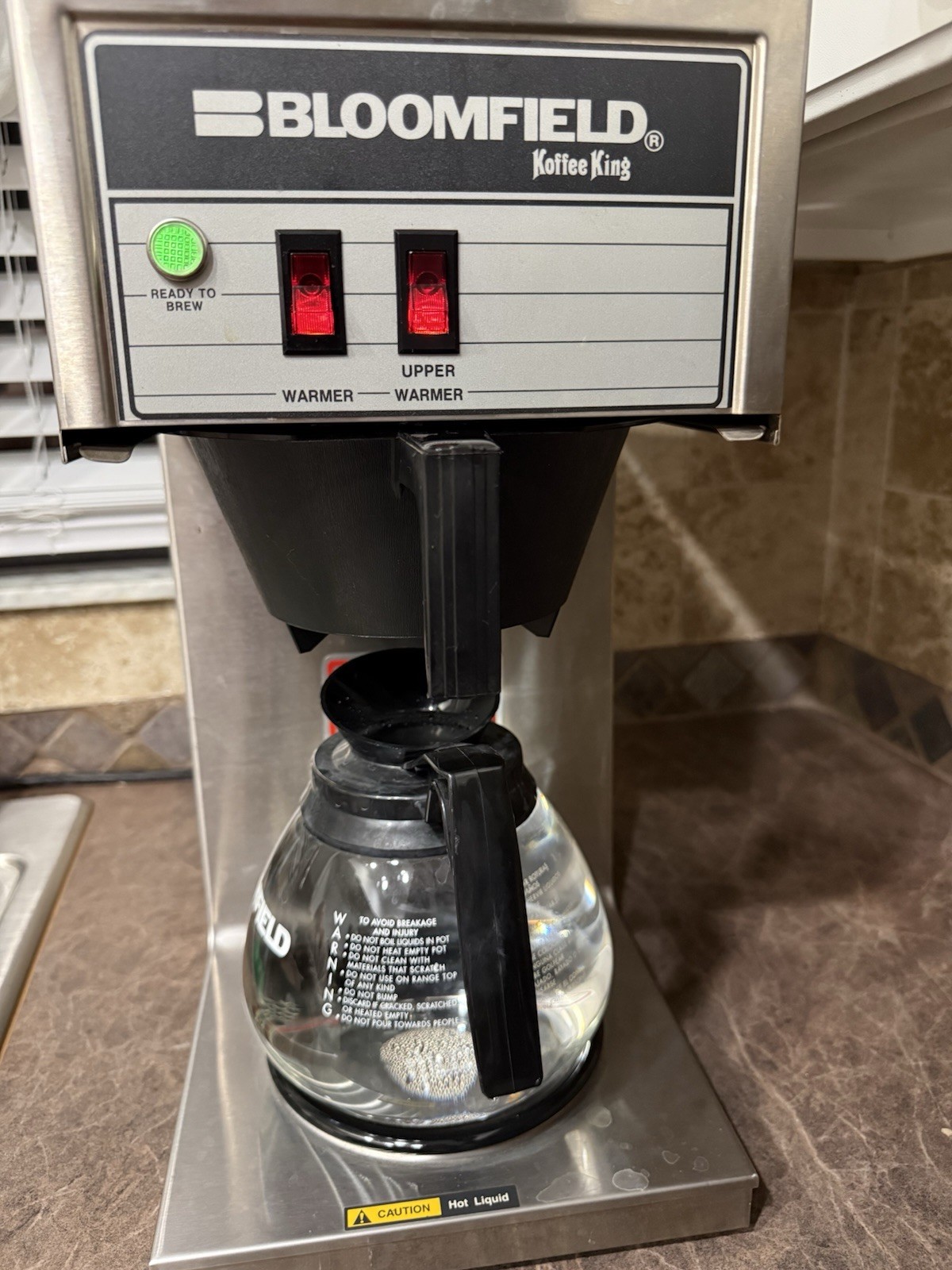 Bloomfield Koffee King Coffee Maker and Pot Warmer Restaurant Style Coffee Maker