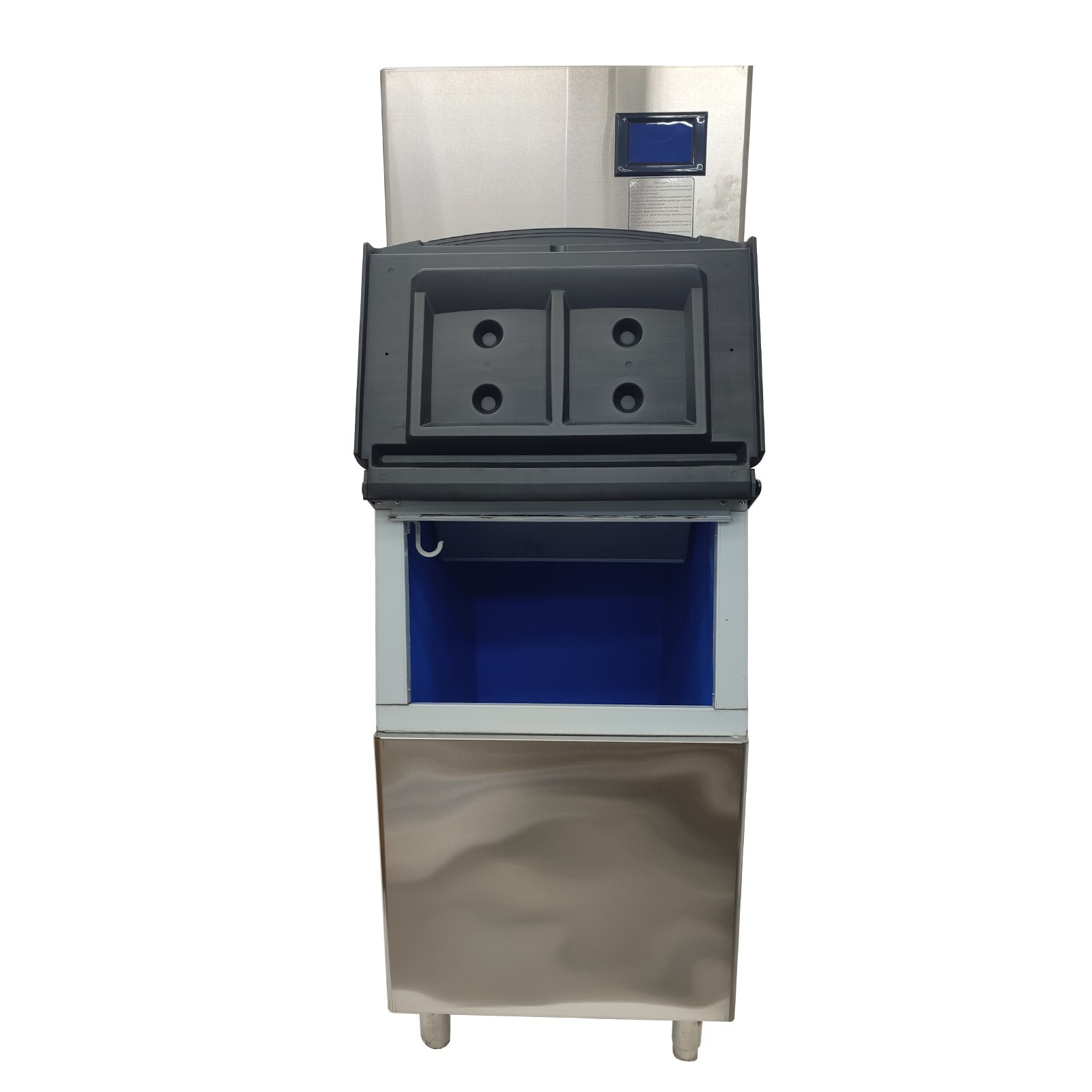 250KG/24H 110V Ice Maker Commercial Air Cooling Ice Cube Machine 100KG Storage