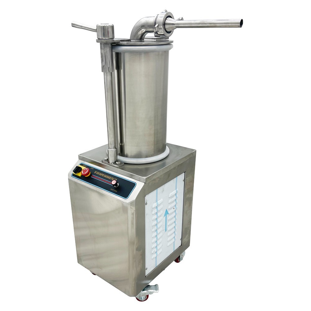 Open Box QSJ-T Small Desktop Double-layer Shredder Meat Cutting Machine