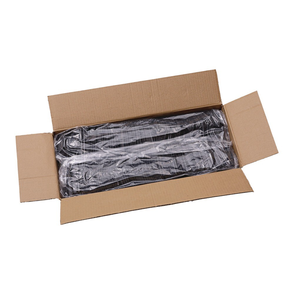 Boardwalk FORKHWPPBLA 1000-Pc/CT Heavyweight PP Forks – BLK New