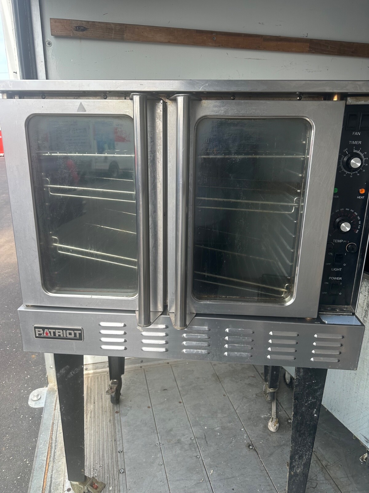 Patriot electric convection oven commercial used, still under factory warranty.