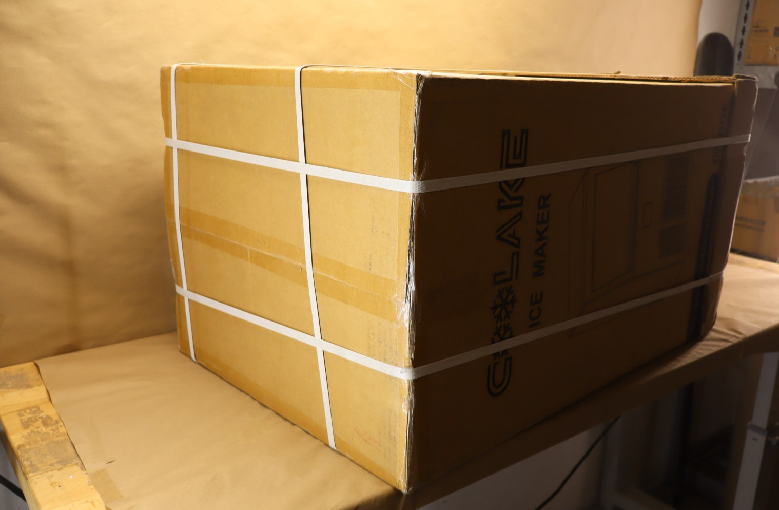 Coolake IM90BX-B Commercial Ice Maker 200lb/Day 50lb Storage New Sealed