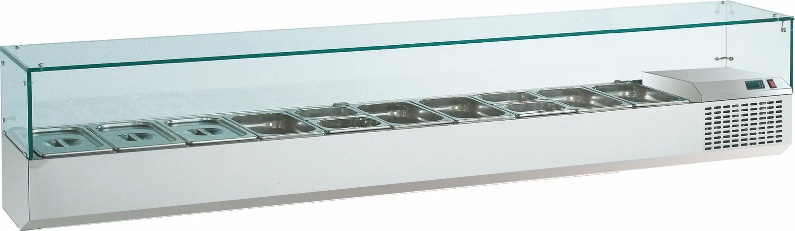 U-Line Commercial UCGAC223 88″ Commercial Prep-Top Glass Cooler