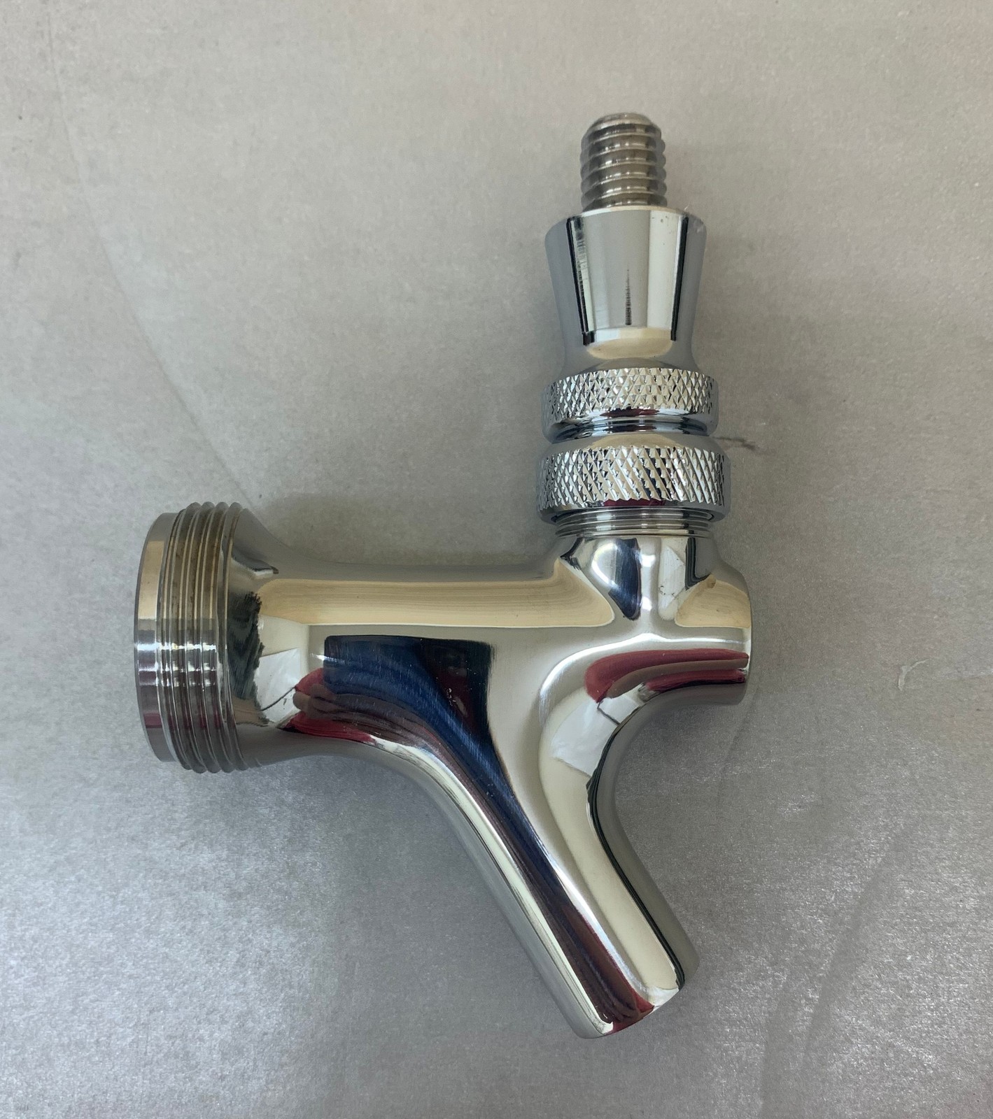 Kegco 304 Stainless Steel Mirror Polishing Beer Faucet w/ Lever (KC BWBF-304)