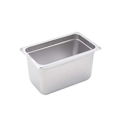Value Series 222046931 22 Gauge Stainless Steel Steam Table Pan, Fourth-Size,
