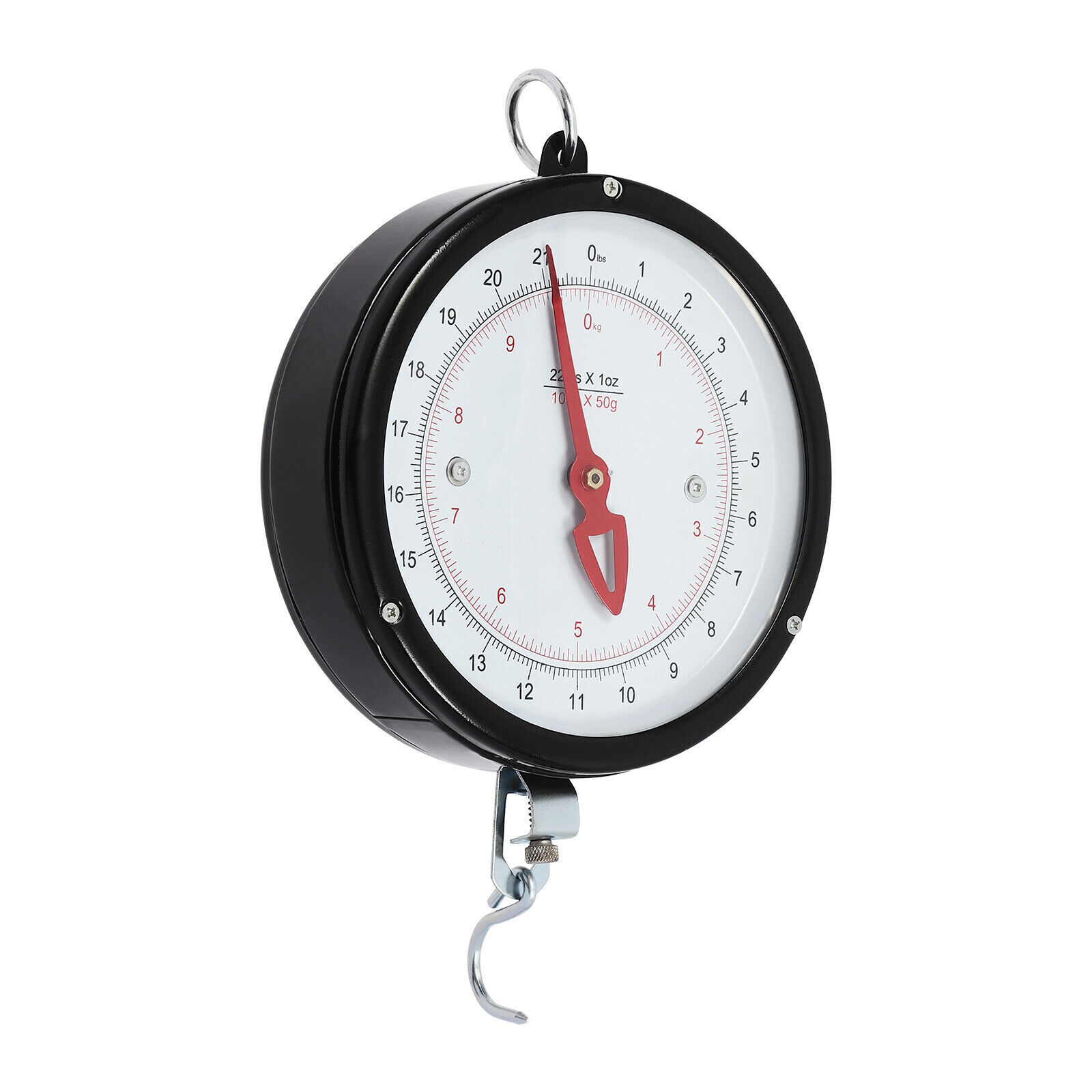 Double-Sided Dial Hanging Scale 10kg/22lbs for Home and Business Use