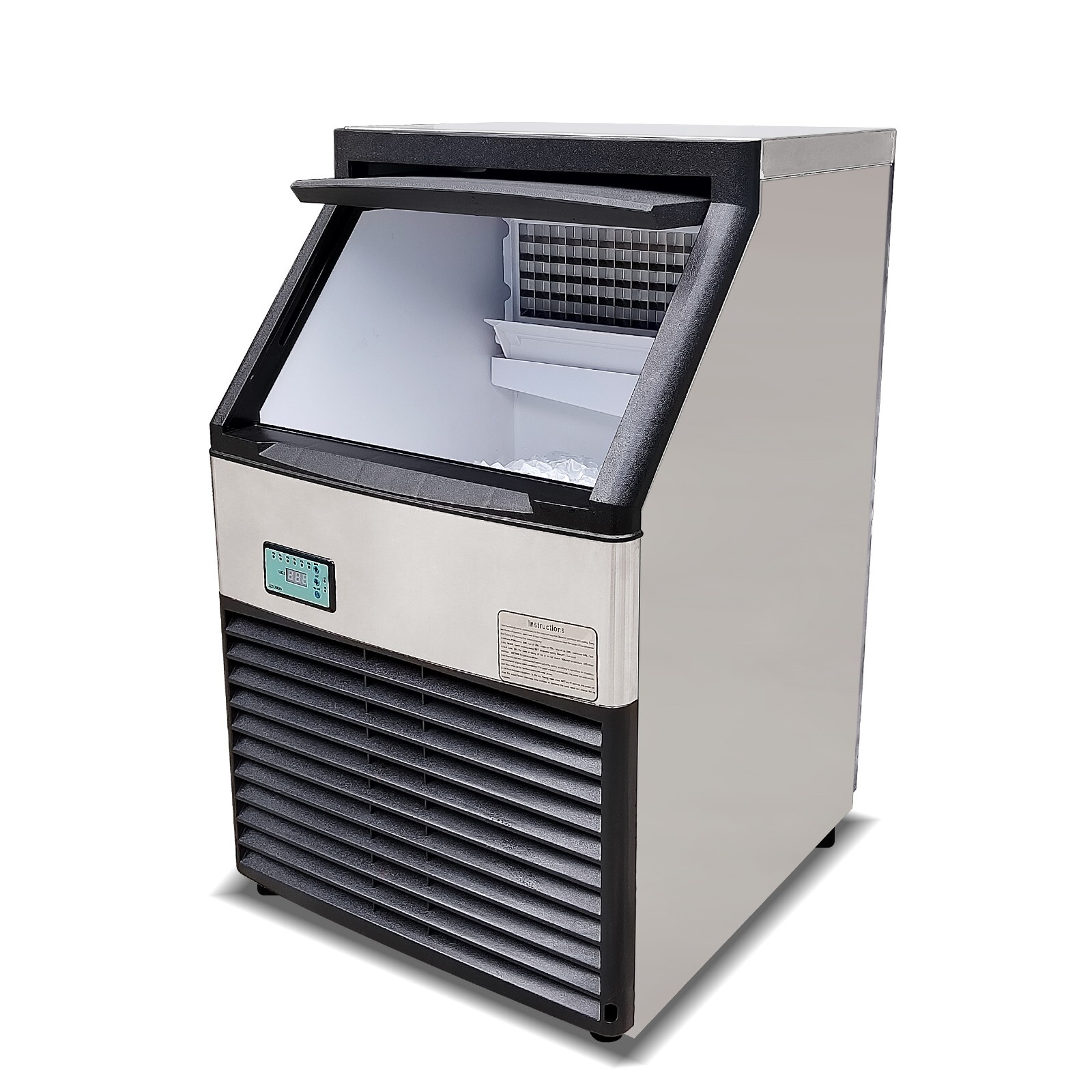 Commercial Ice Cube Maker Cube Ice Machine Automatic Ice Machine-132 LBS/Day