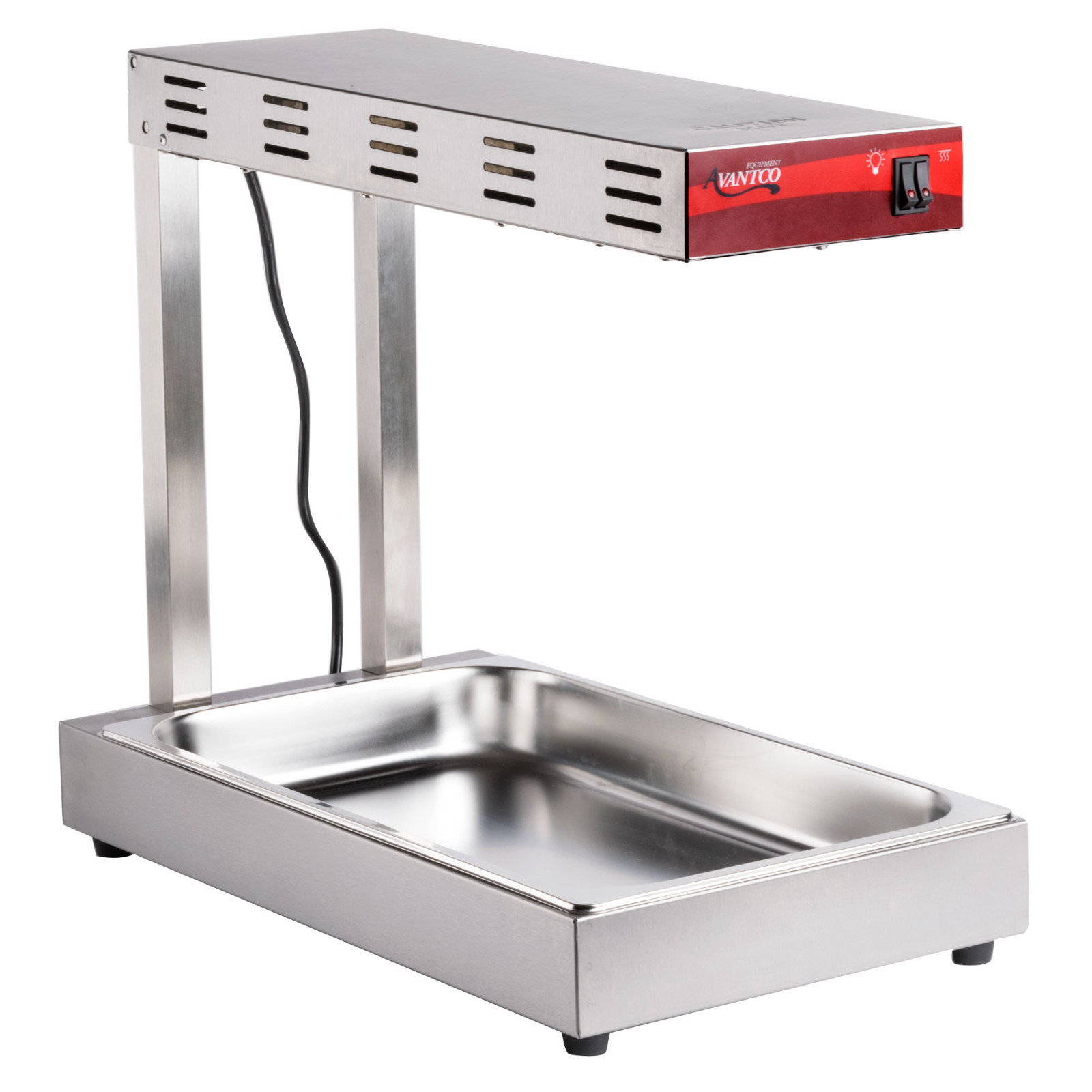 Infrared Food Pan Warmer Fry Dump Station Heat Lamp Stand Avantco Strip Calrod