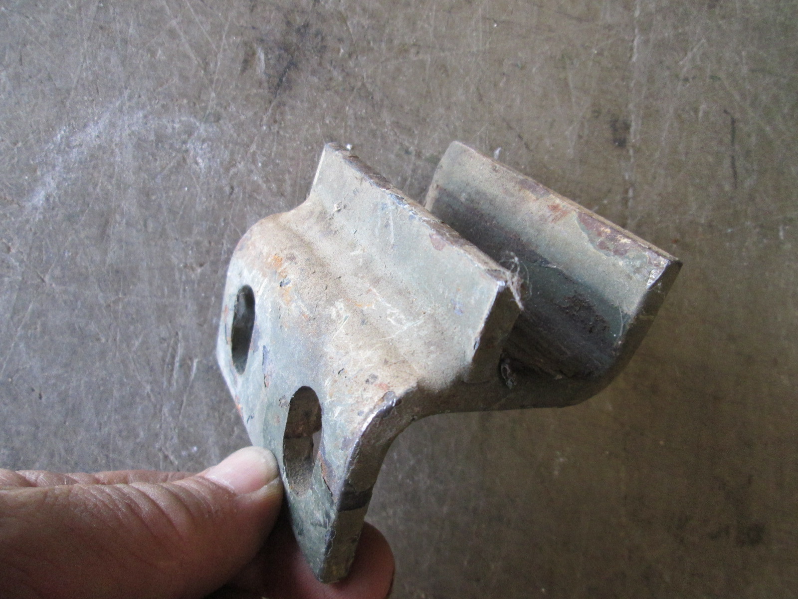 Used Bumper Resting Bracket, Unknown Military Vehicle Part, HMMWV ?????
