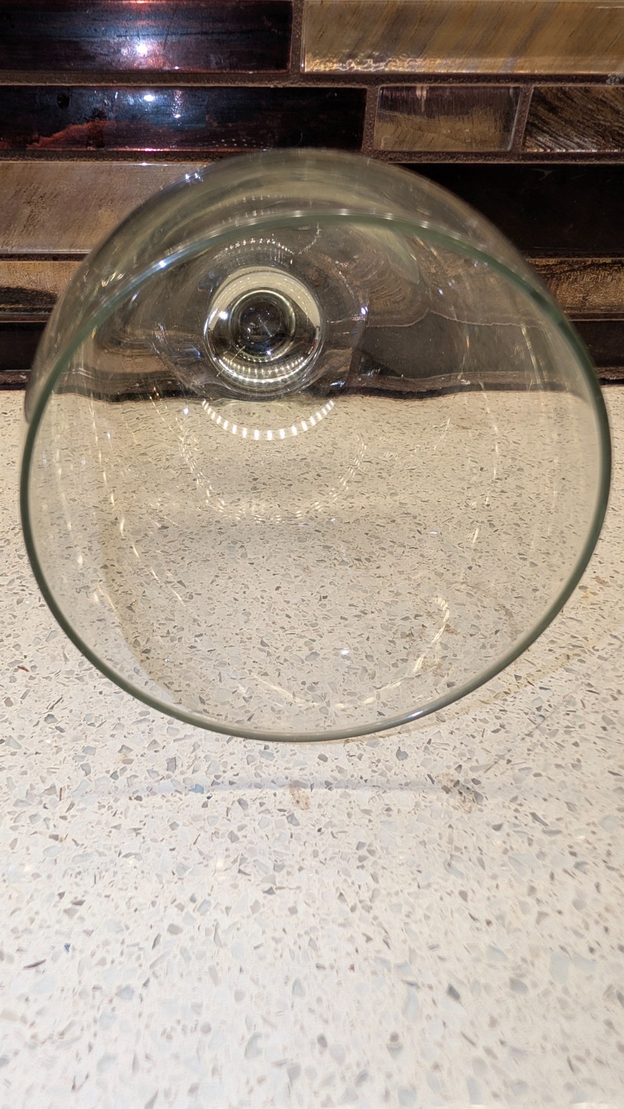 Set of 4 Unbranded Clear Glass 7.375″ Tall 3.25″ Rim Diameter Wine/Water Goblets