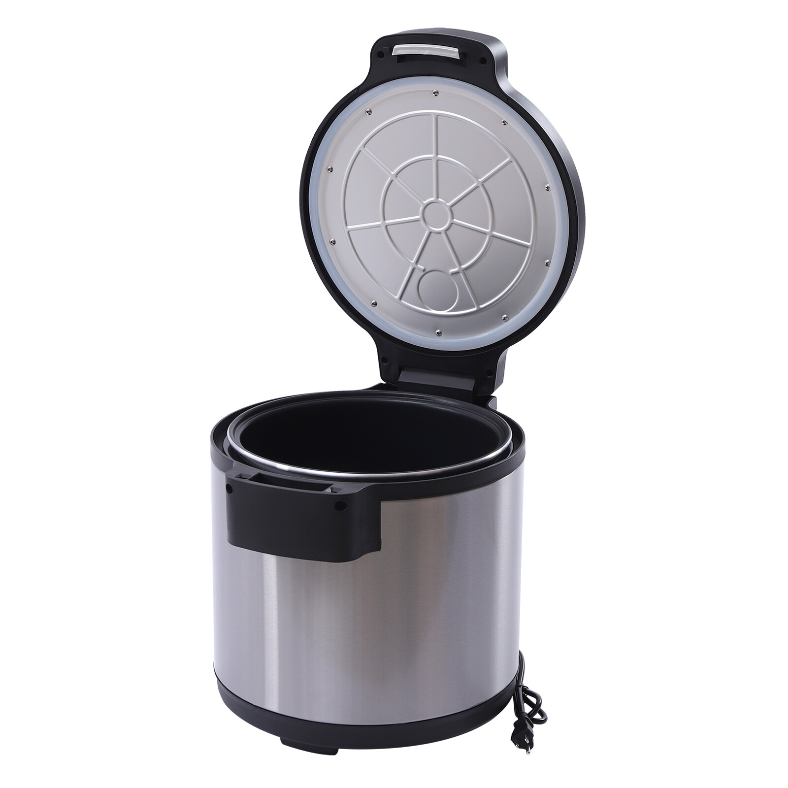 Electric Rice Warmer Stainless Steel Cylindrical Shape Commercial Rice Warmers