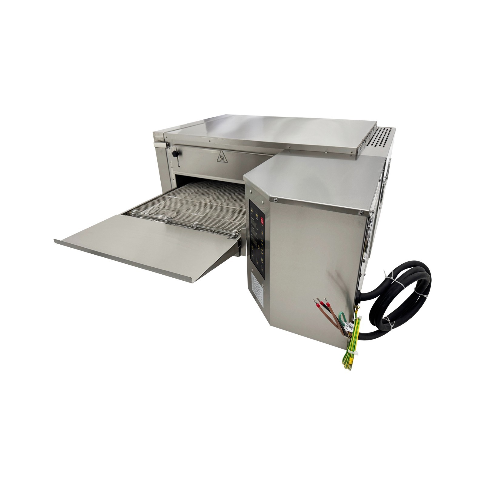 220V 3PH Commercial Conveyor Pizza Oven 9KW 18″ Baking Electric Hot Air Oven