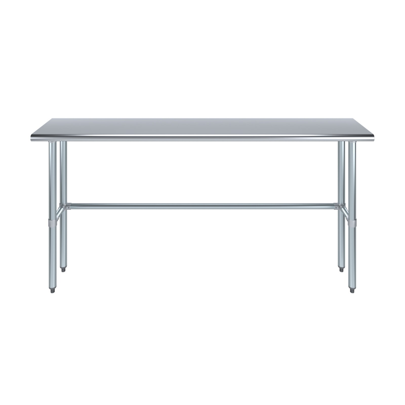 14 in. x 72 in. Open Base Stainless Steel Work Table | Residential & Commercial