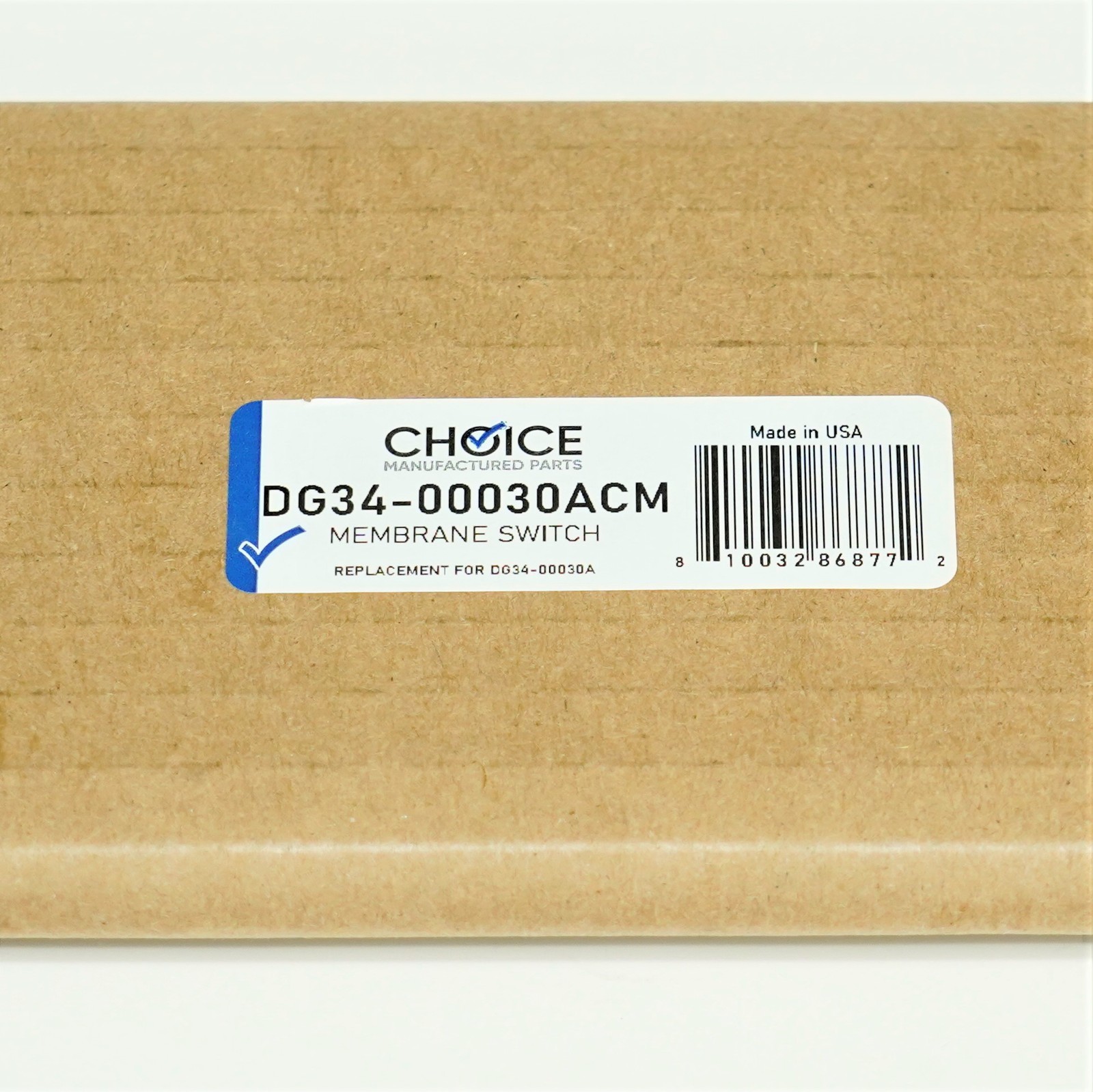 Choice Parts DG34-00030A for Samsung Range Oven Membrane Switch Control Panel